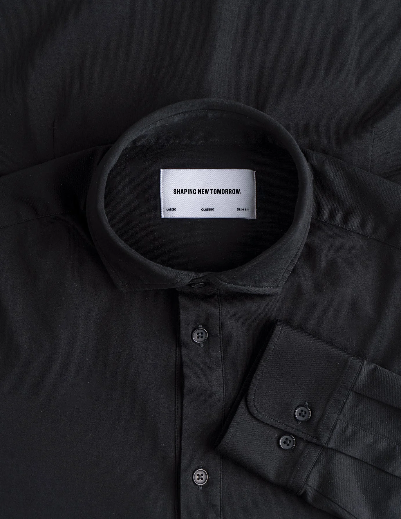 Classic Shirt Black Regular - Image 7