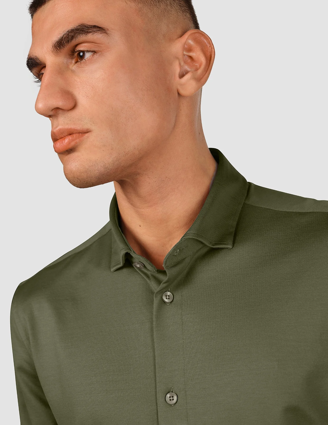 Classic Hemd Clover Green Slim - Image 6