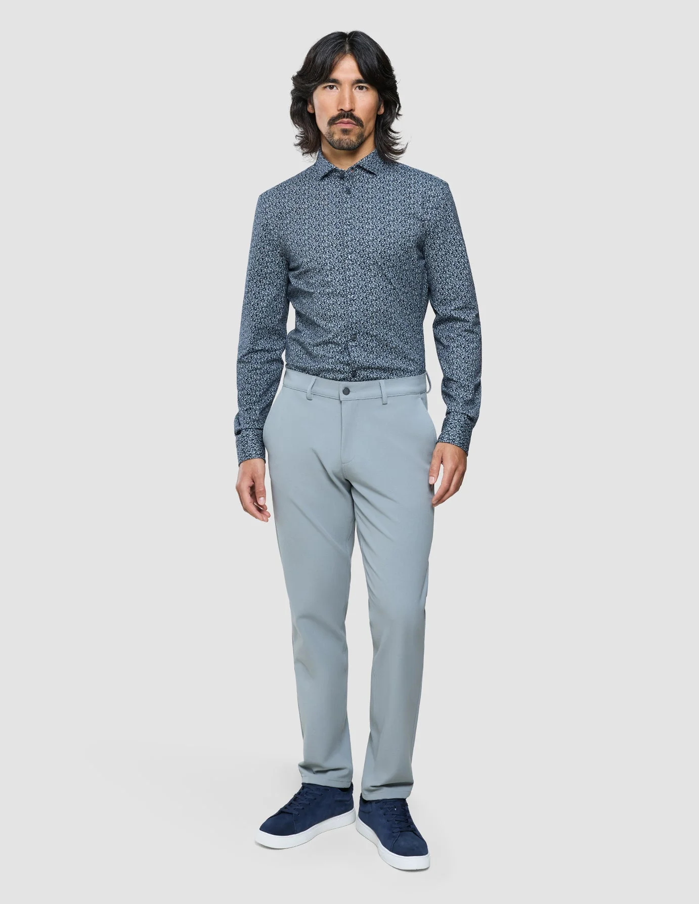 Classic Shirt Floral Allover Navy Regular - Image 2