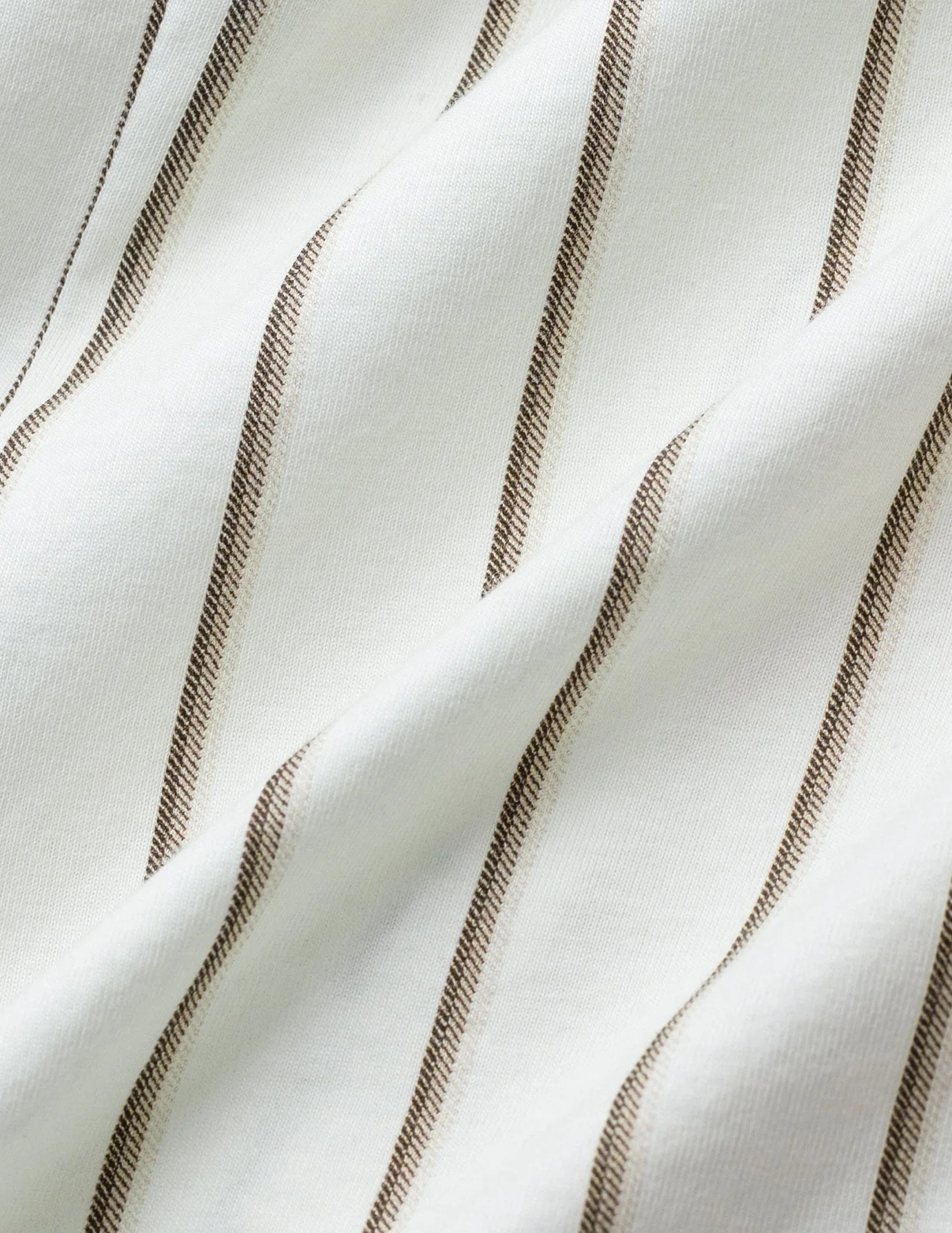 Classic Shirt Sand Herringbone Stripes Slim - Image 8