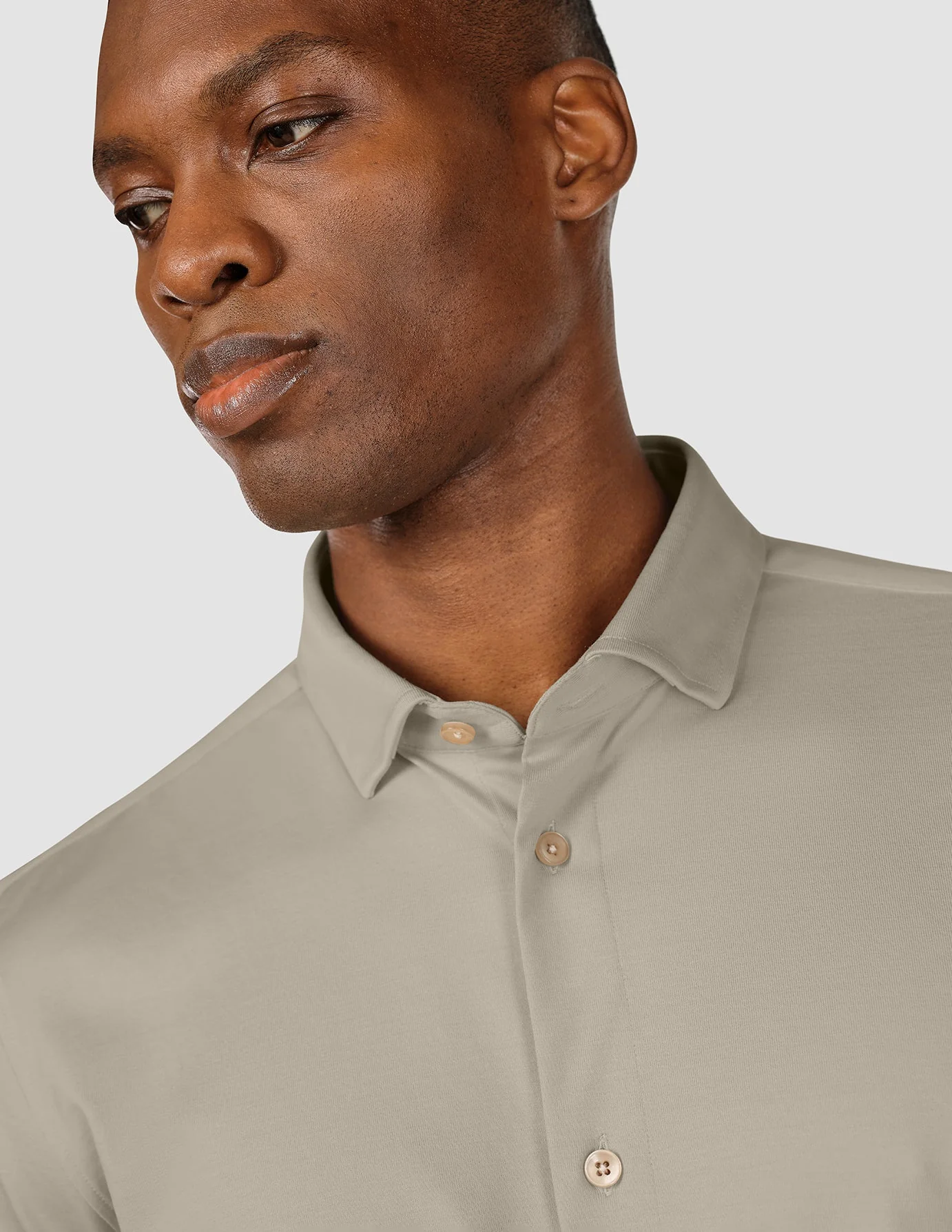 Classic Hemd Stone Beige Slim - Image 6