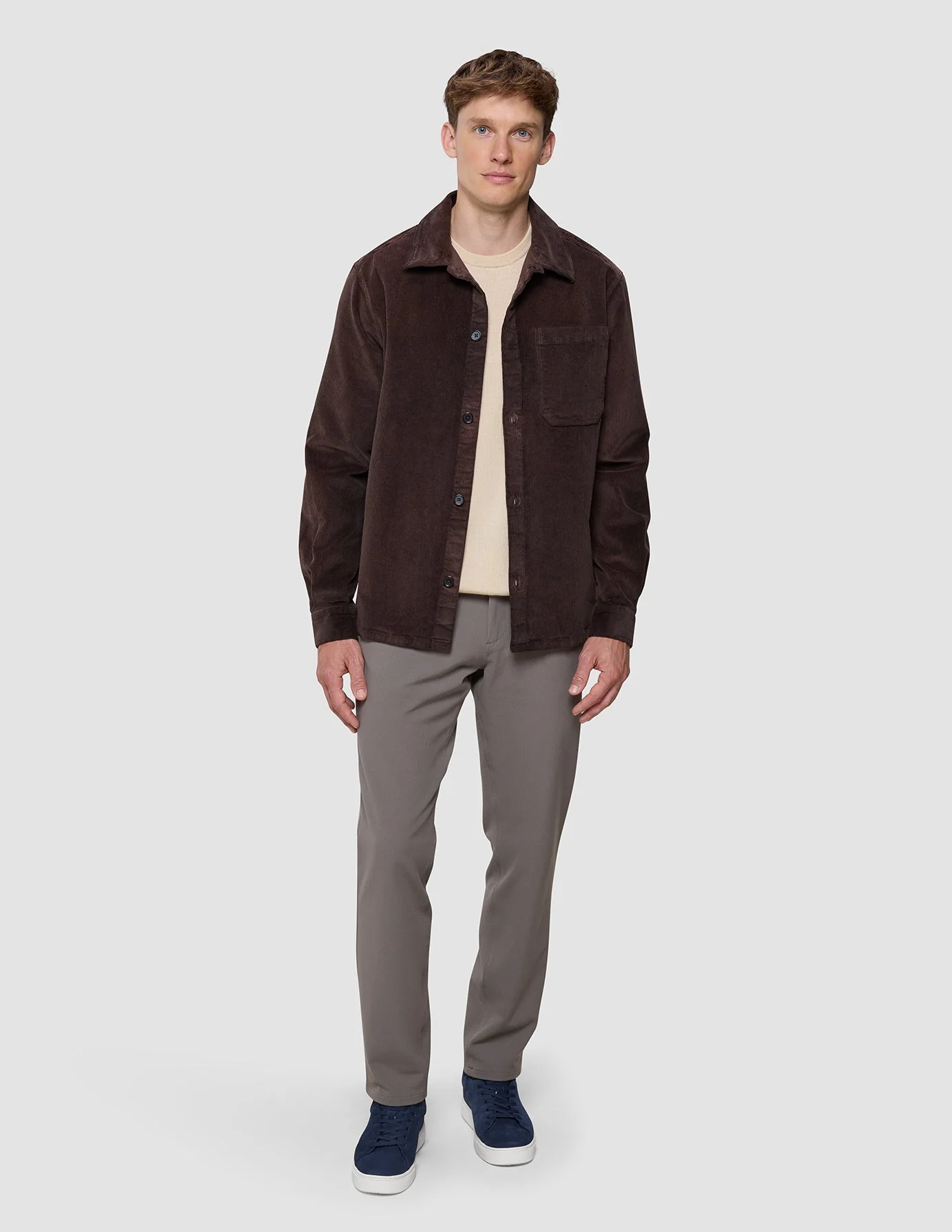 Corduroy Overshirt Espresso - Image 2