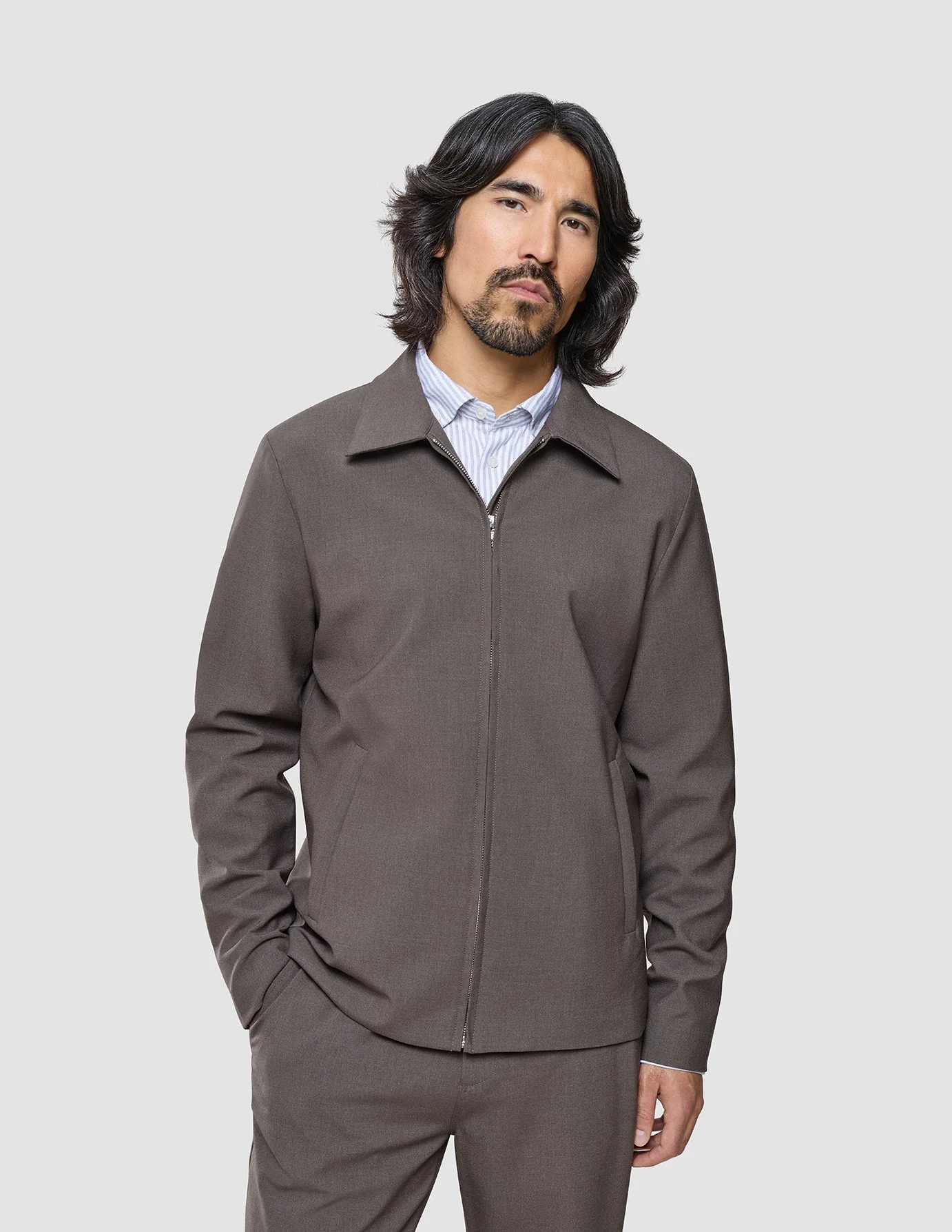 Ease Jacket Mocha - Image 4