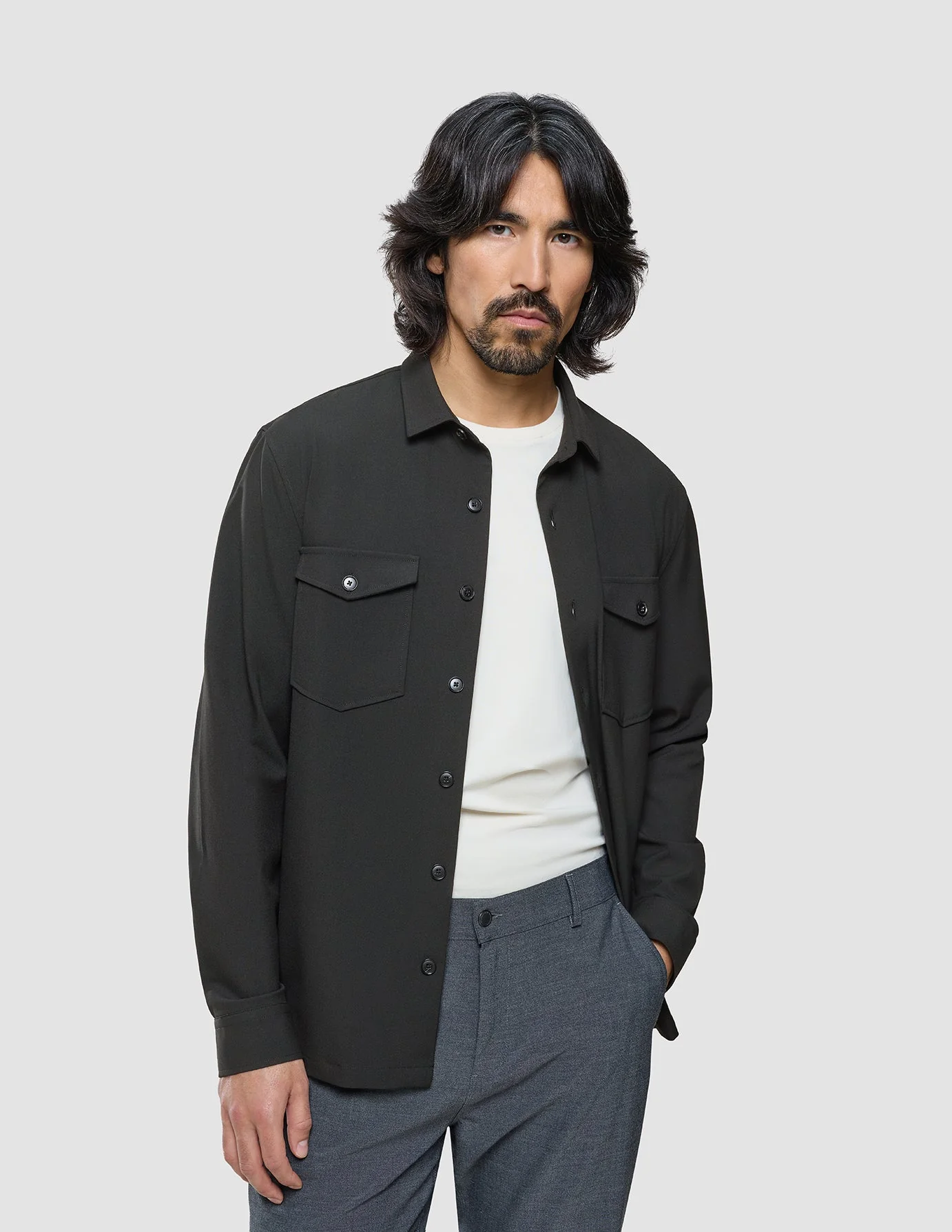 Ease Overshirt Black - Image 4