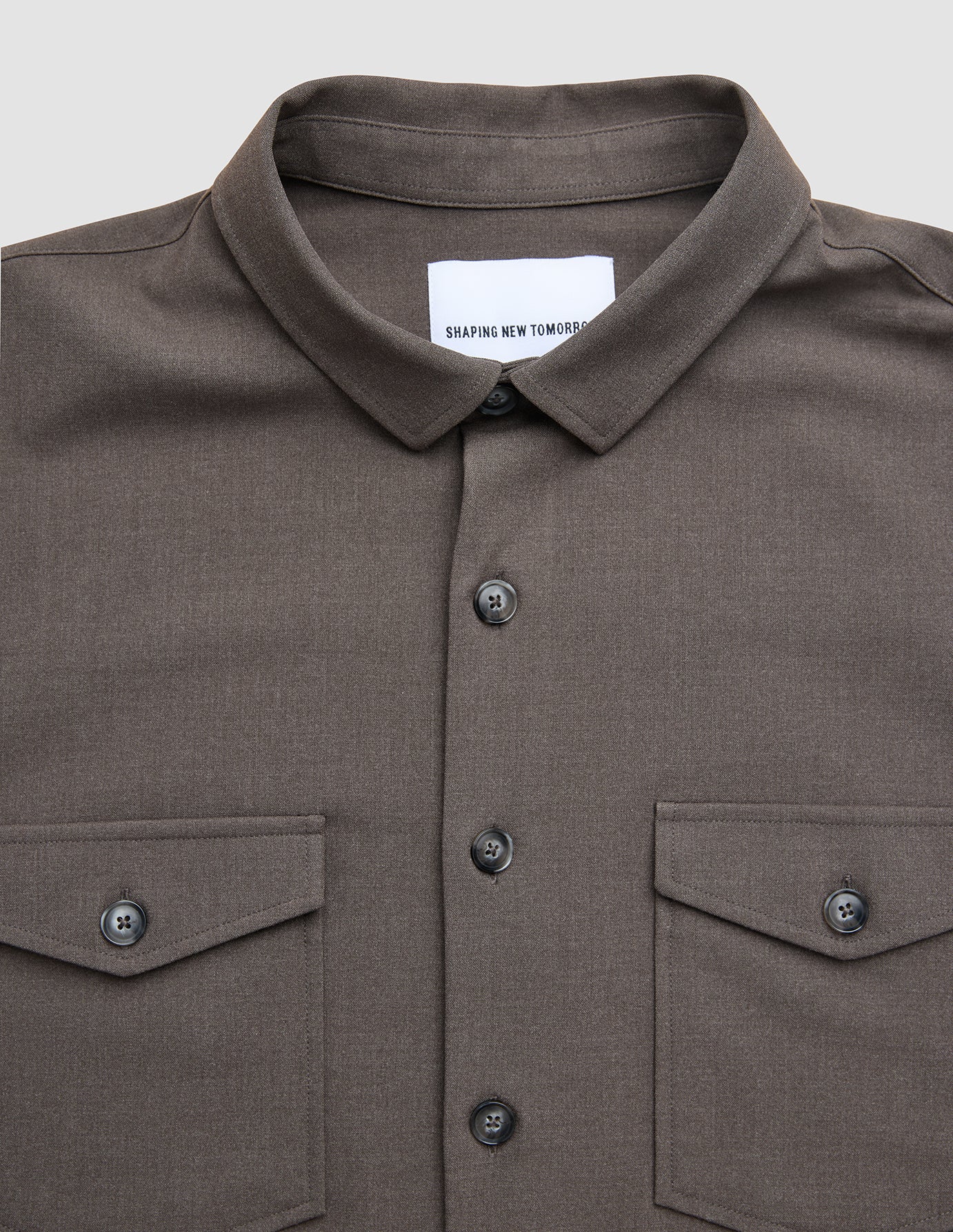 Ease Overshirt Mocha - Image 6