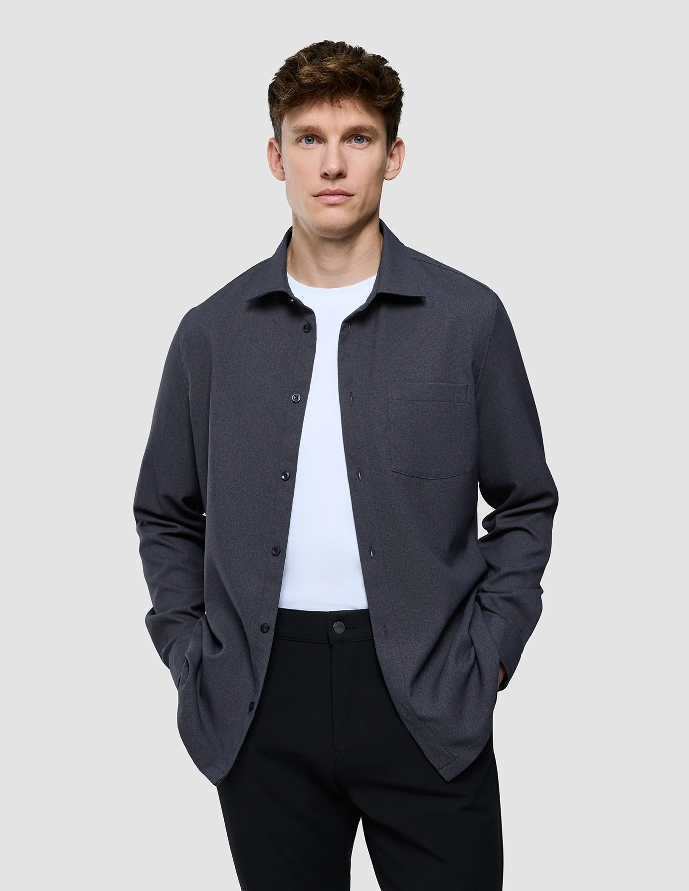 Effortless Shirt Dark Grey - Image 4