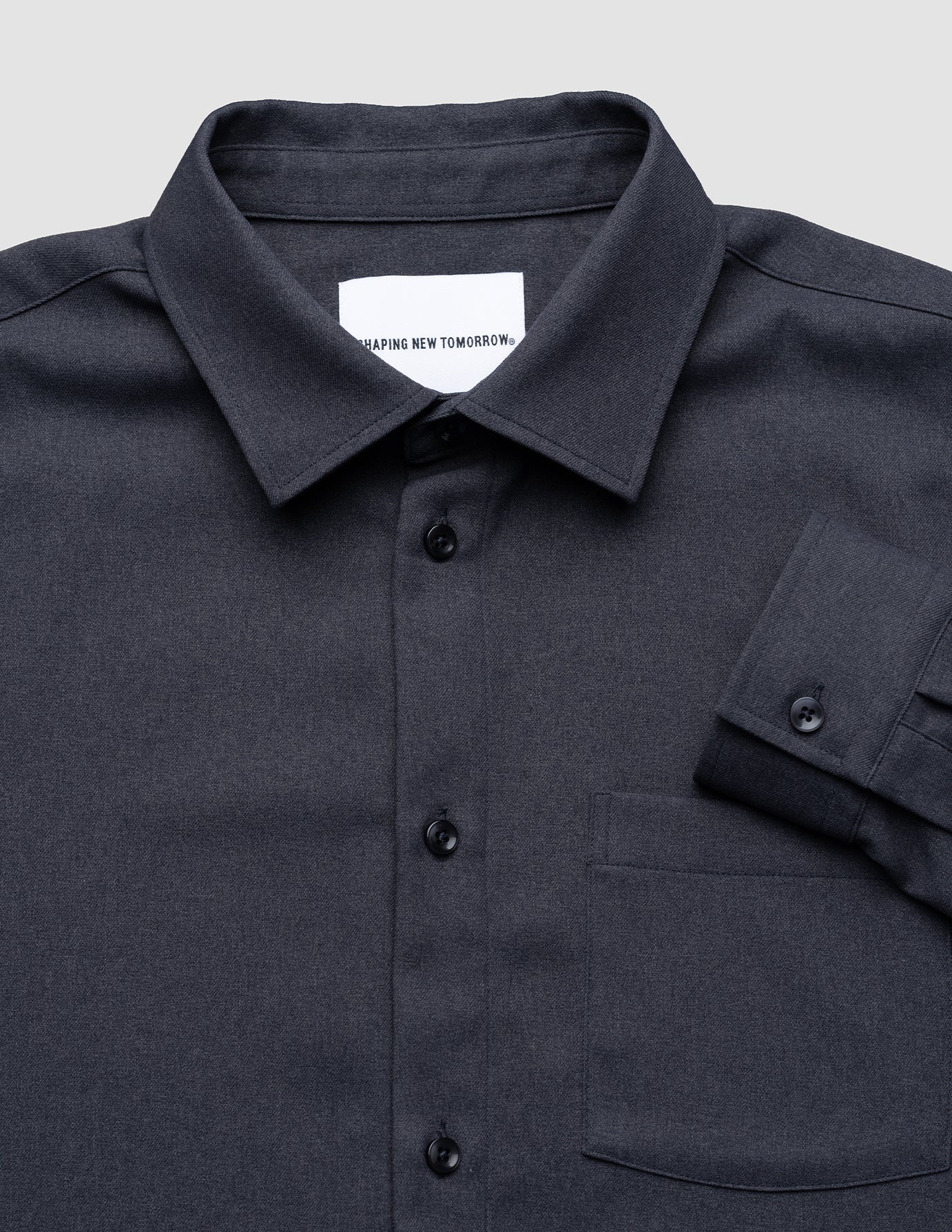 Effortless Shirt Dark Grey - Image 7