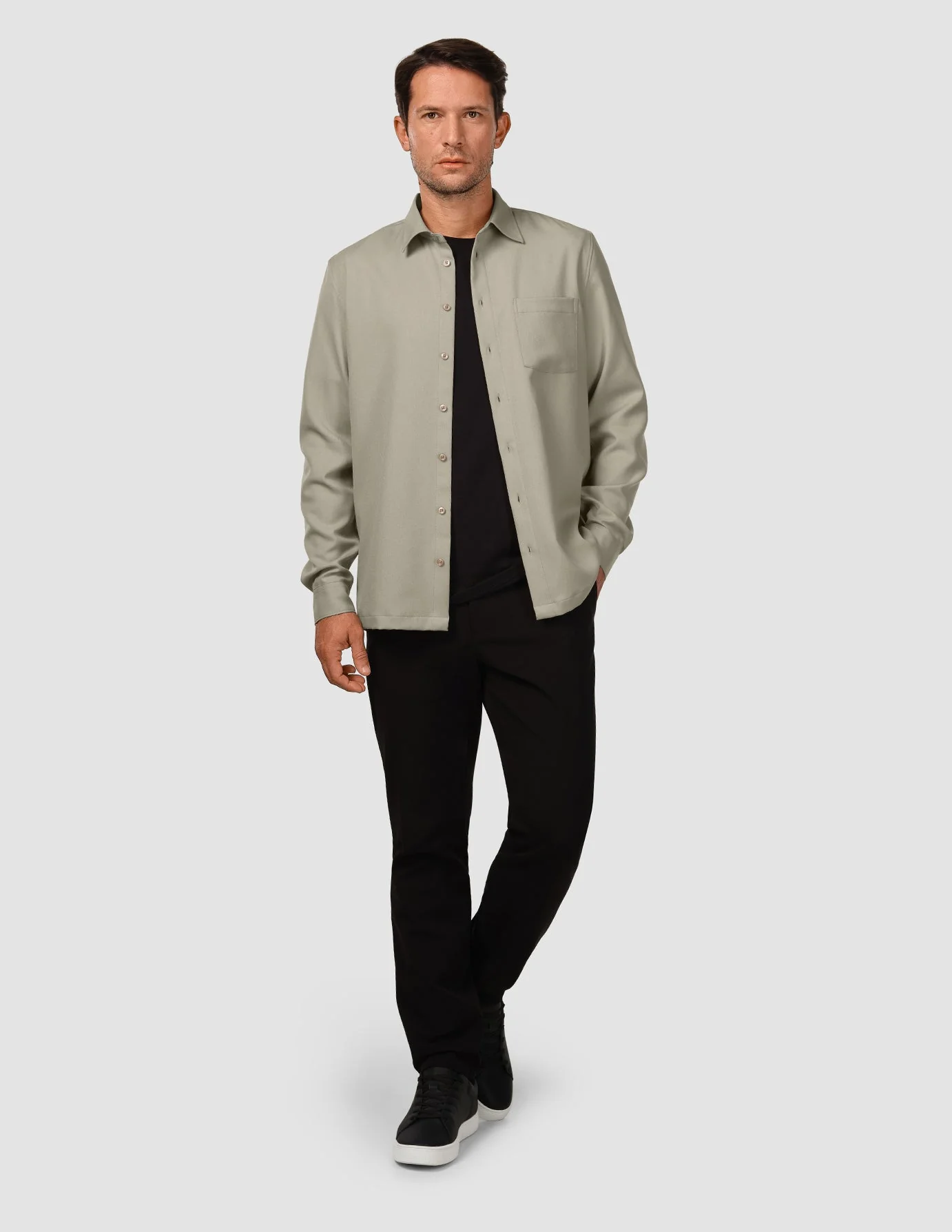 Effortless Shirt Stone Beige - Image 2