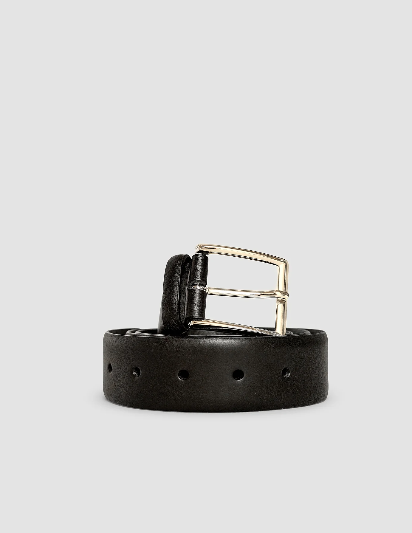 Elastic Leather Belt Black - Image 3