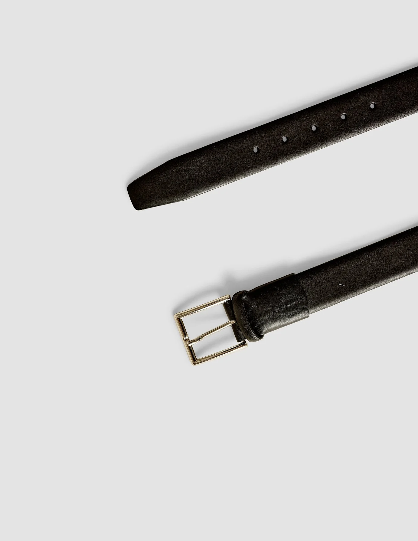 Elastic Leather Belt Black - Image 5