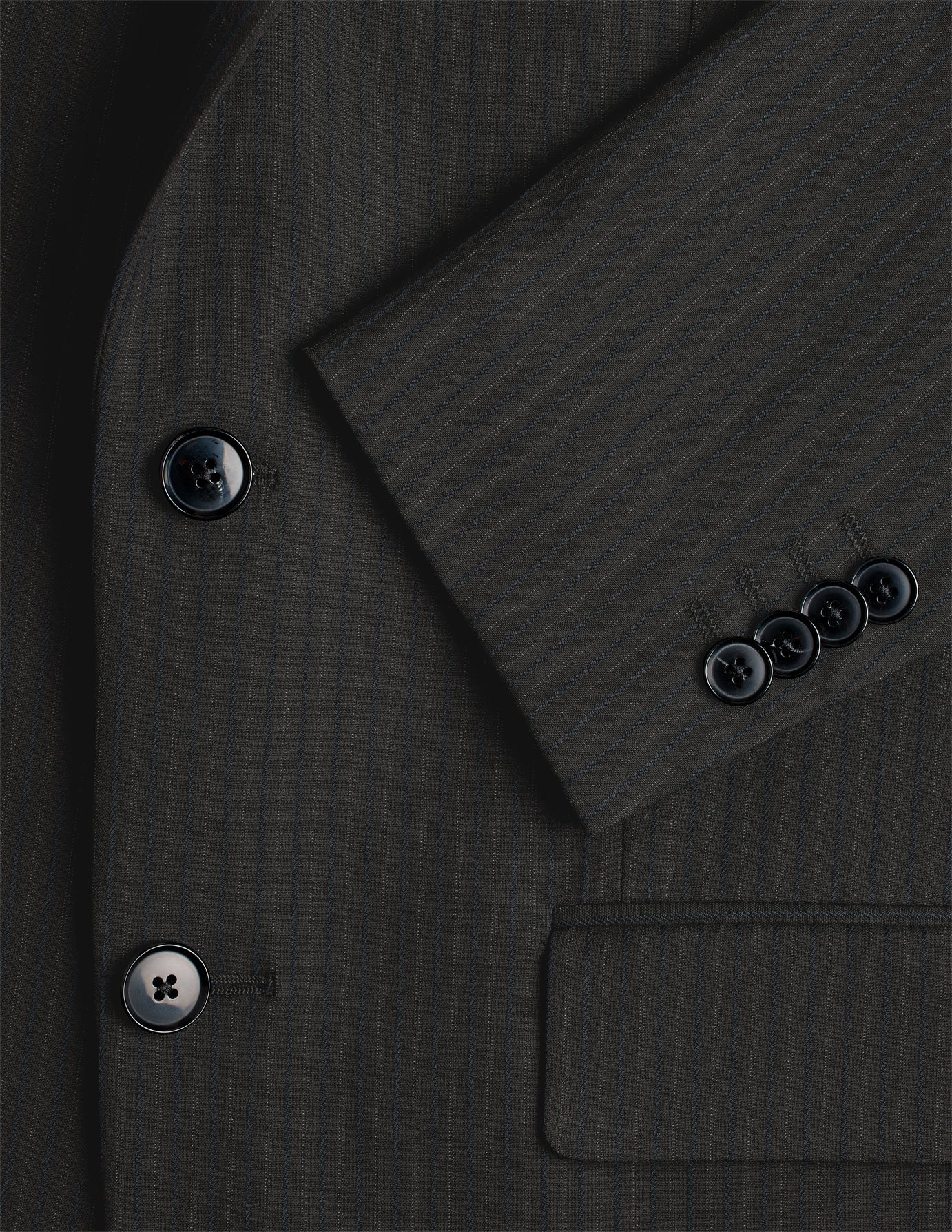 Essential Blazer Slim Asphalt Pinstripe - Image 7