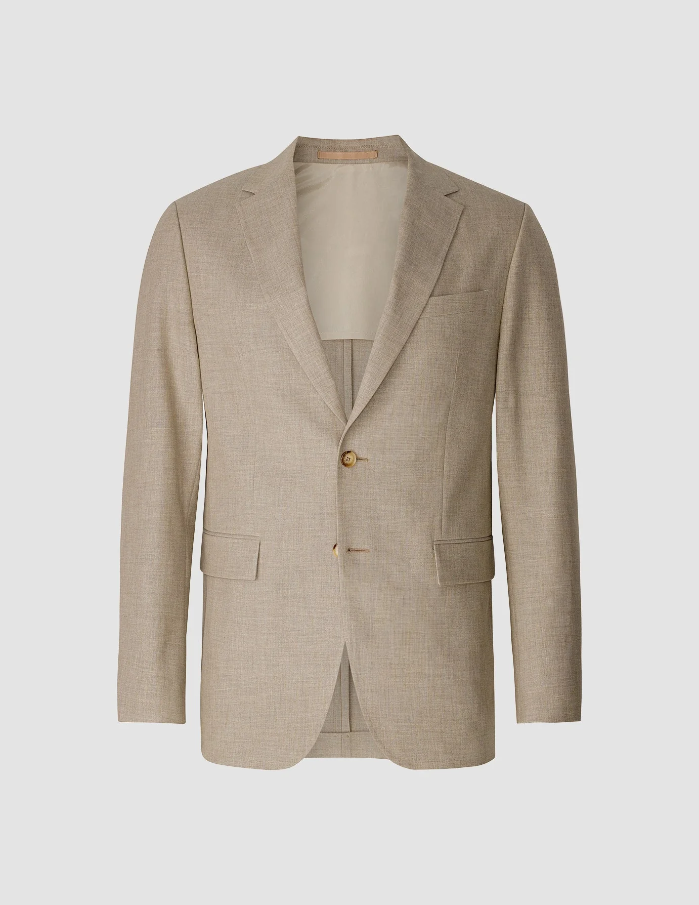 Essential Blazer Beige Melange Regular - Image 3