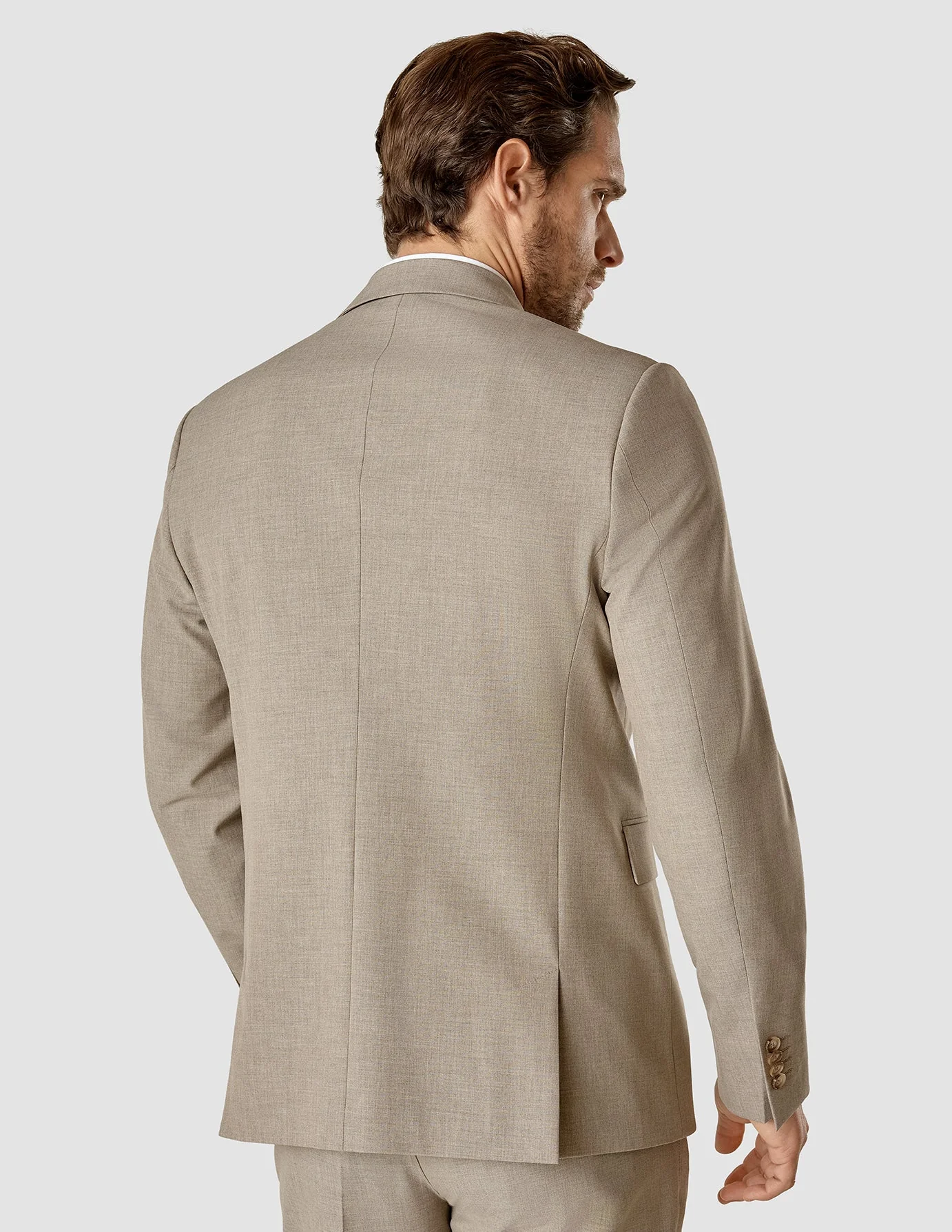 Essential Blazer Beige Melange Regular - Image 4
