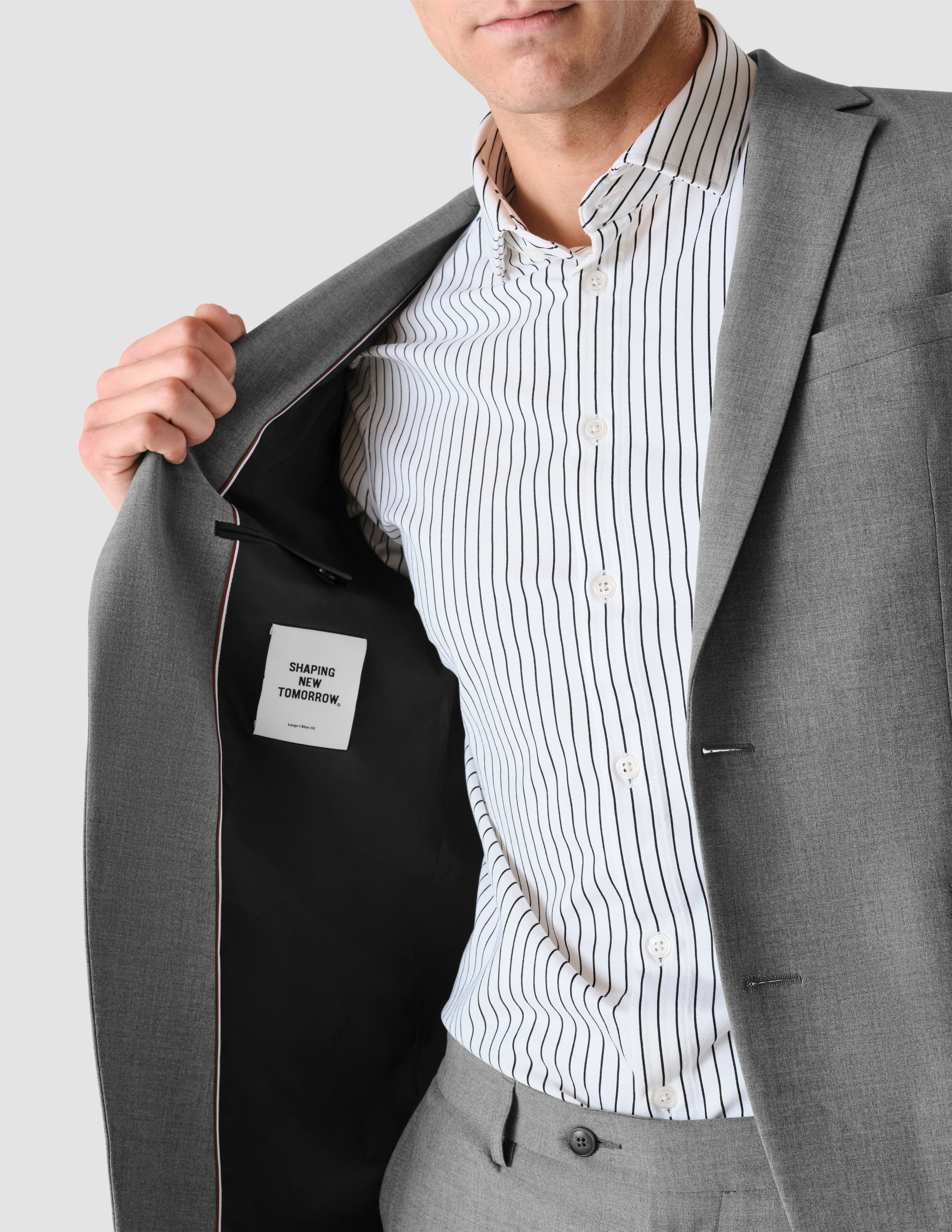 Essential Blazer Cloud Grey Slim - Image 6