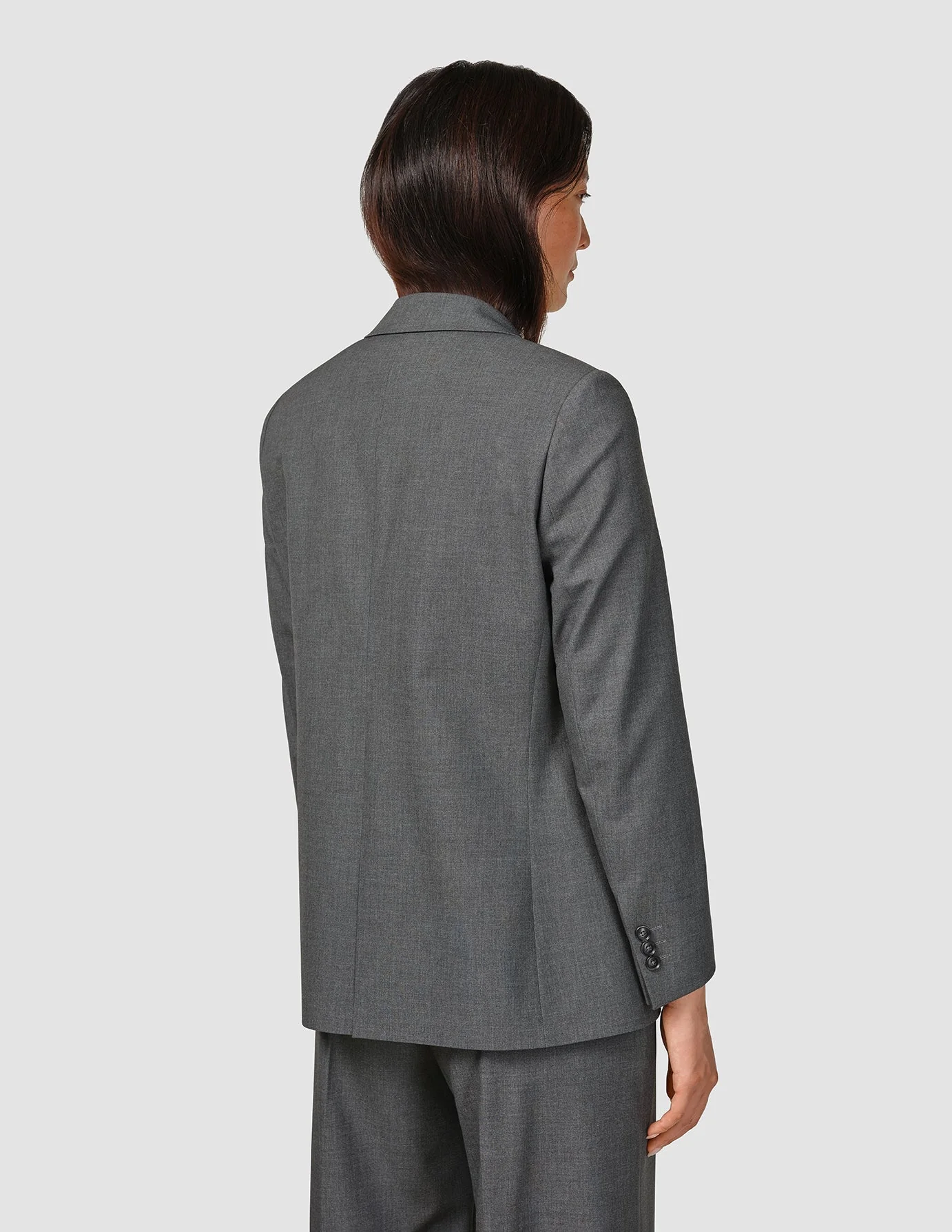 Essential Blazer Dark Grey Melange - Image 4