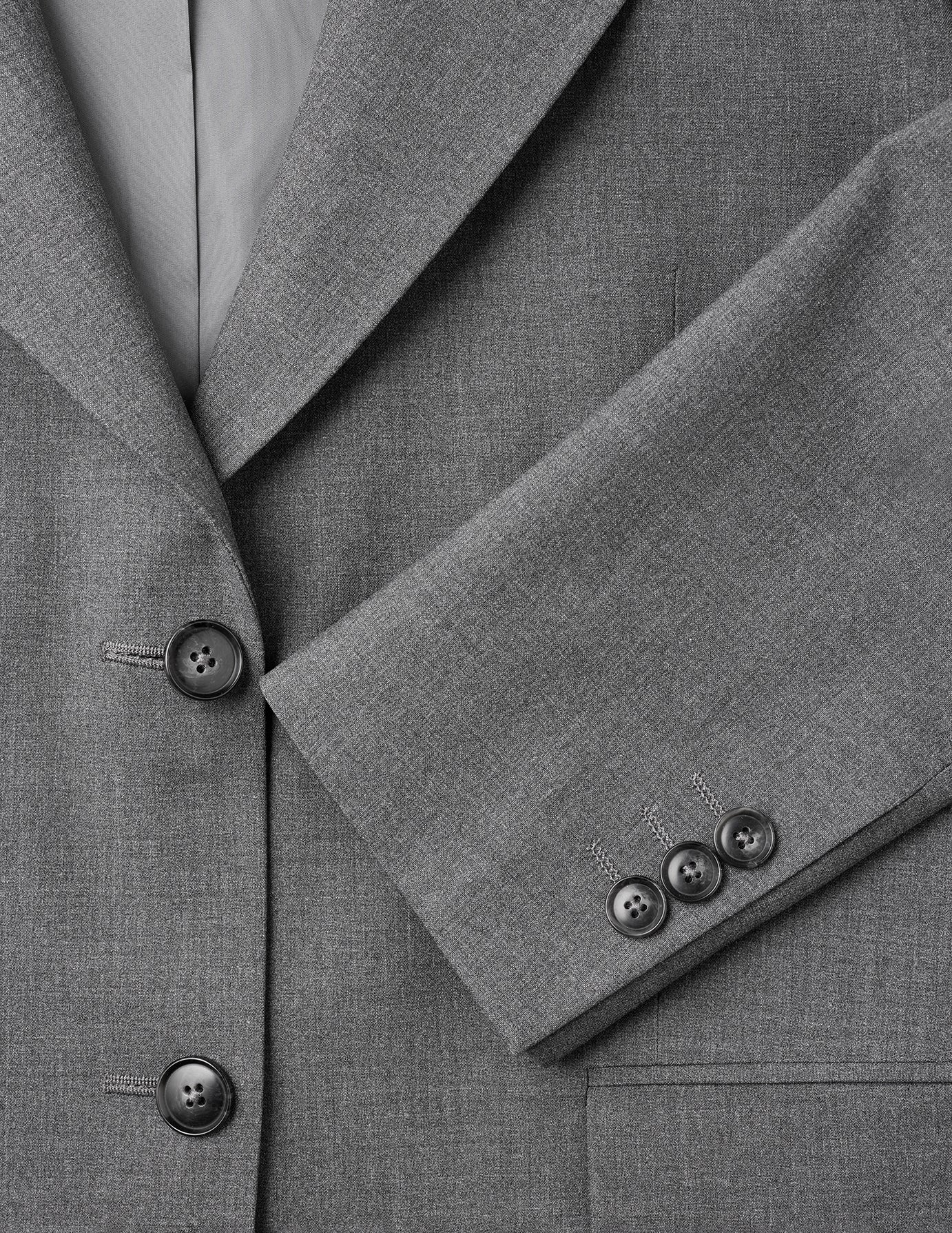 Essential Blazer Dark Grey Melange - Image 7
