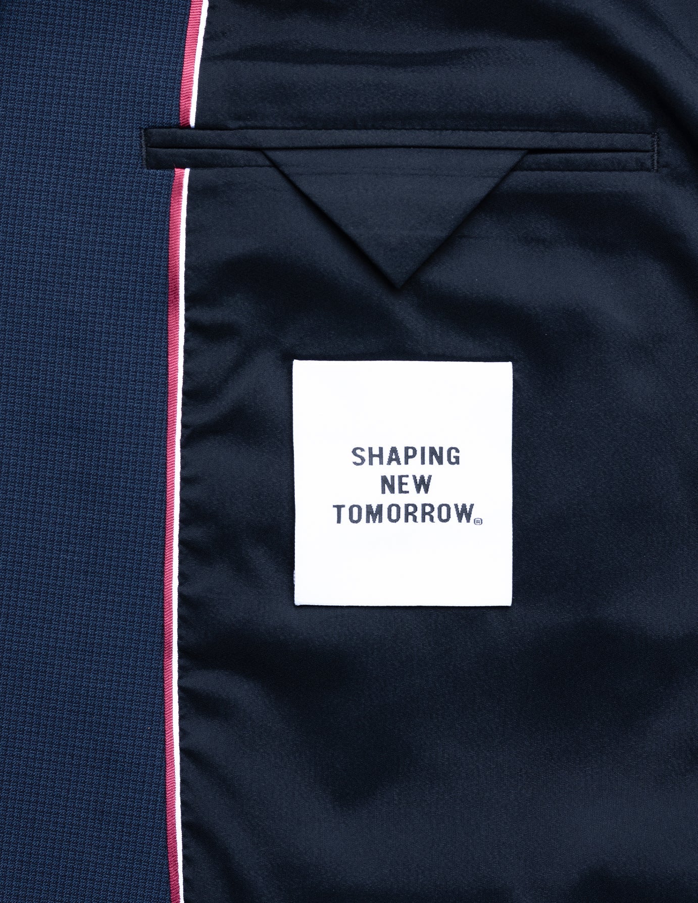 Essential Blazer Regular Navy Checks - Image 7