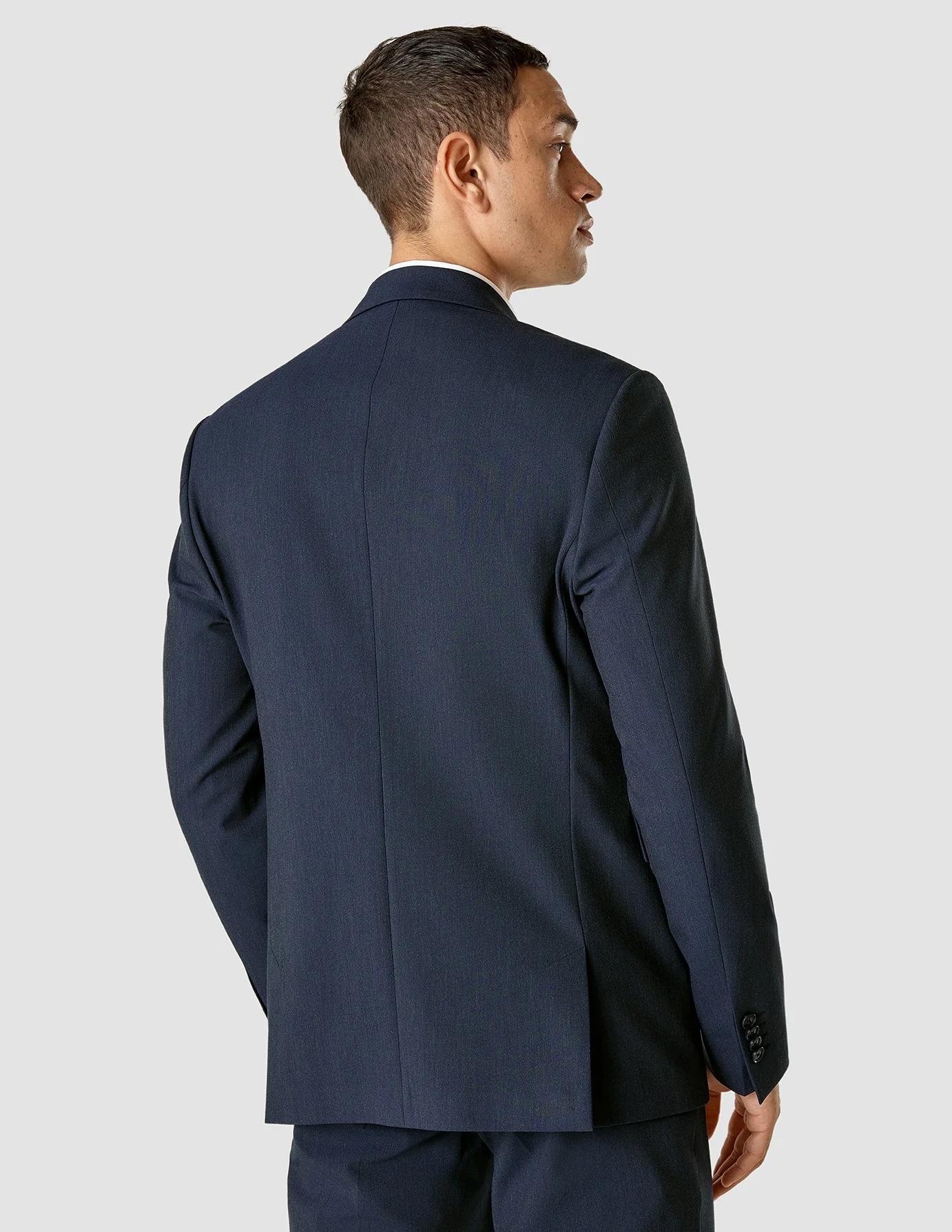 Essential Blazer Navy Melange Regular - Image 4
