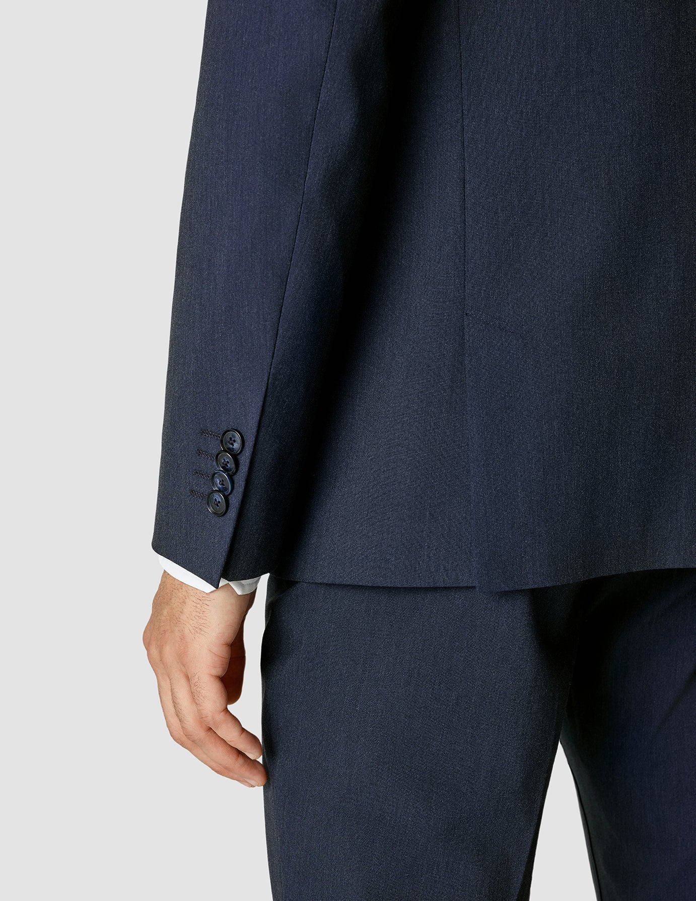Essential Blazer Navy Melange Regular - Image 6