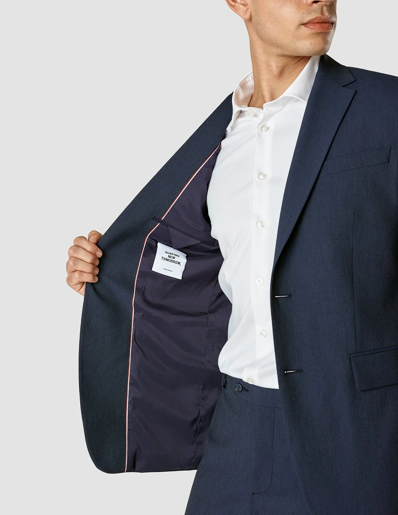 Essential Blazer Navy Melange Regular - Image 7