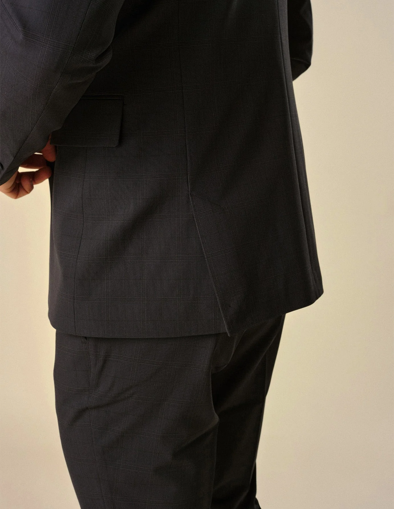 Essential Blazer Regular Black Check - Image 5