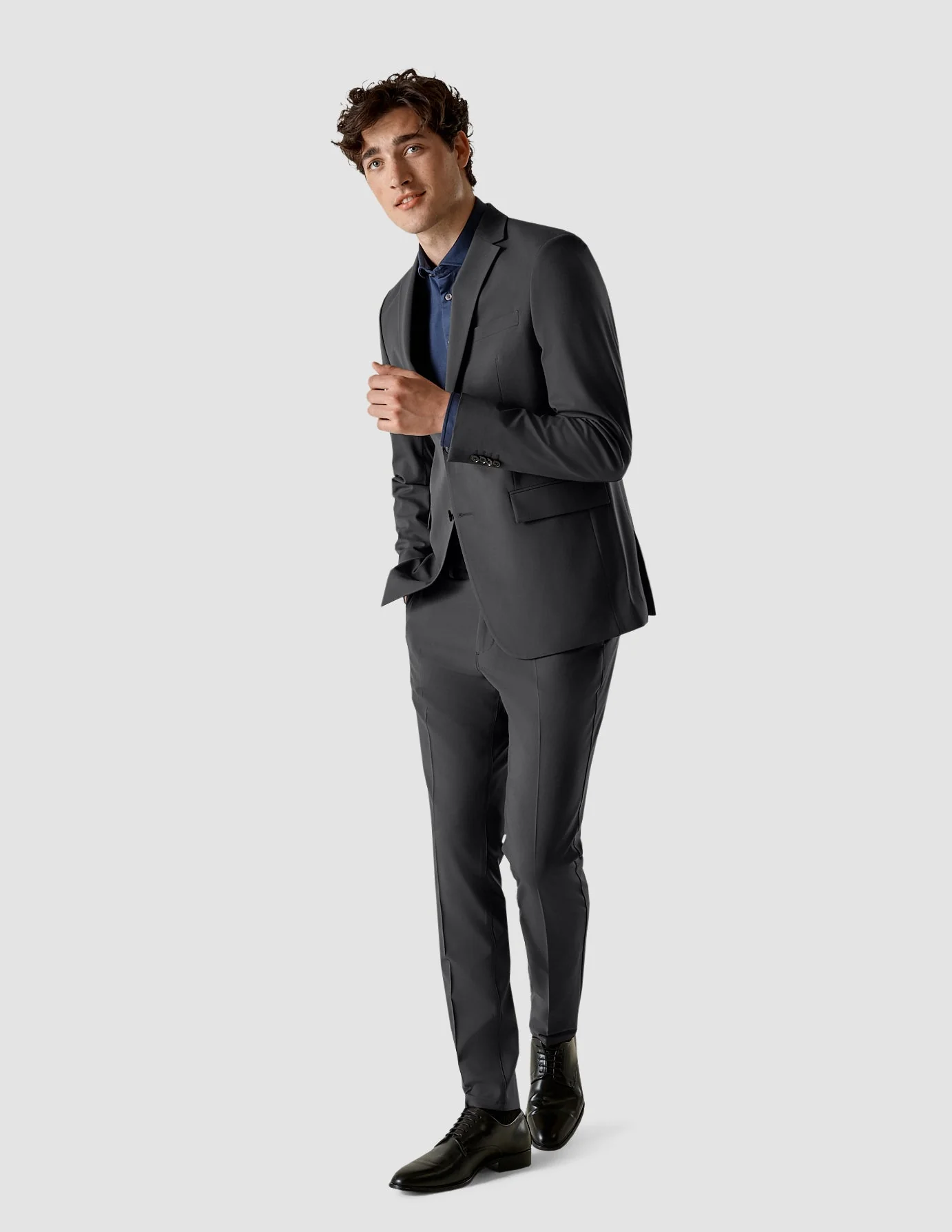 Essential Blazer Regular Dark Shadow - Image 9