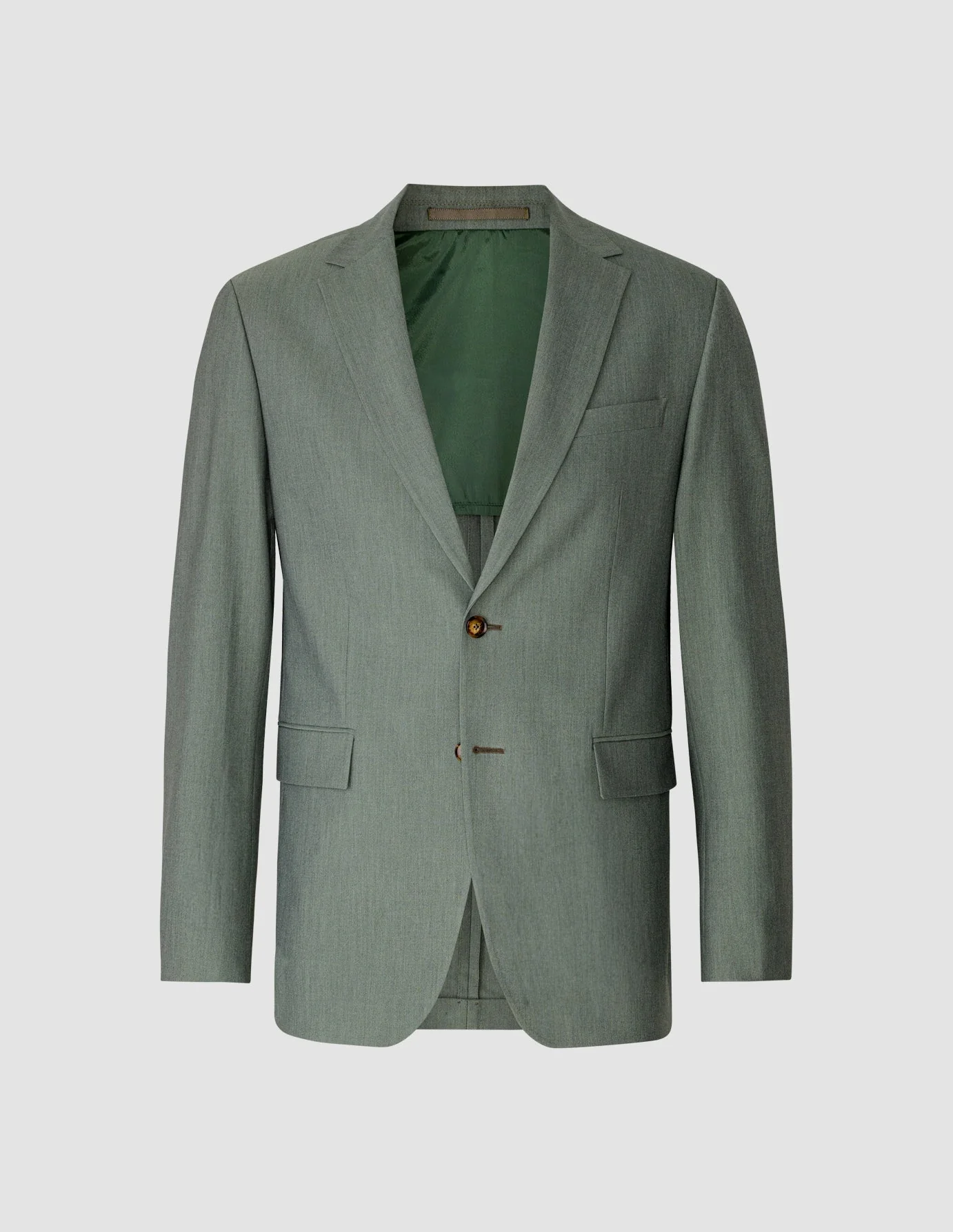 Essential Blazer Regular Green Melange - Image 3