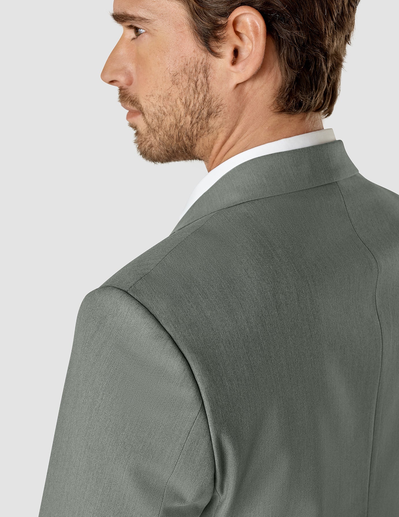 Essential Blazer Regular Green Melange - Image 5