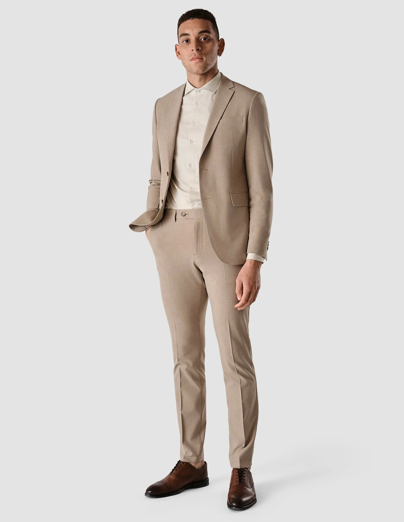 Essential Blazer Regular Sand Grain - Image 2
