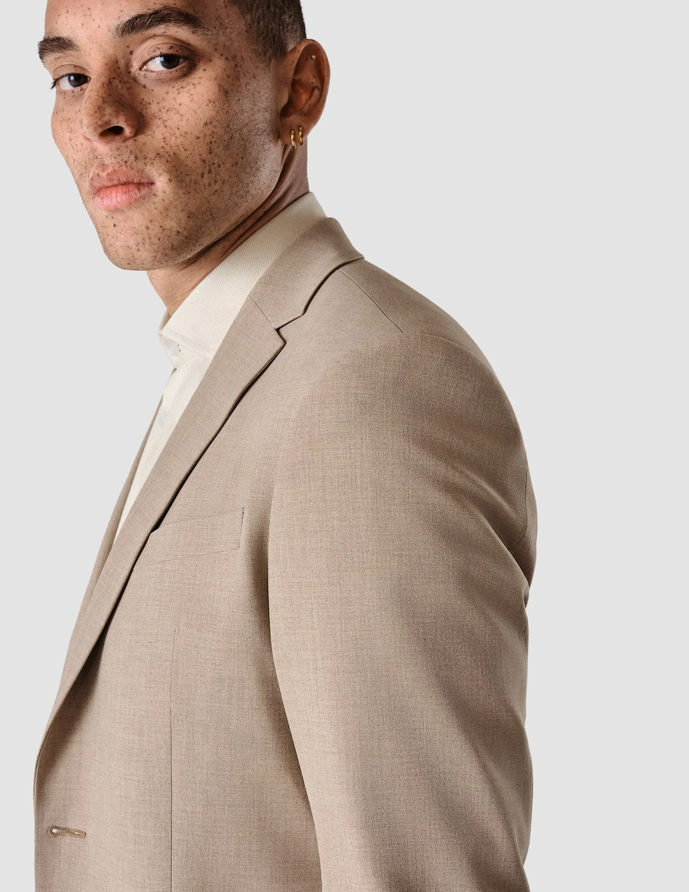 Essential Blazer Regular Sand Grain - Image 5