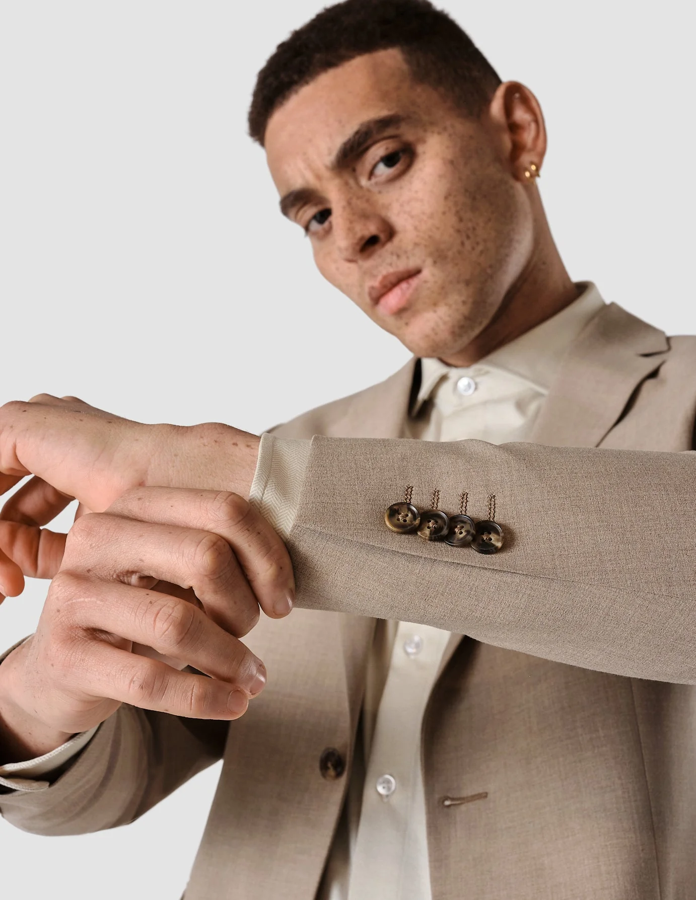 Essential Blazer Regular Sand Grain - Image 6
