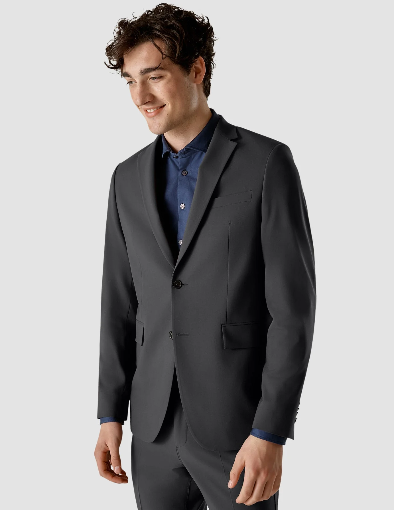 Essential Blazer Slim Dark Shadow - Image 8