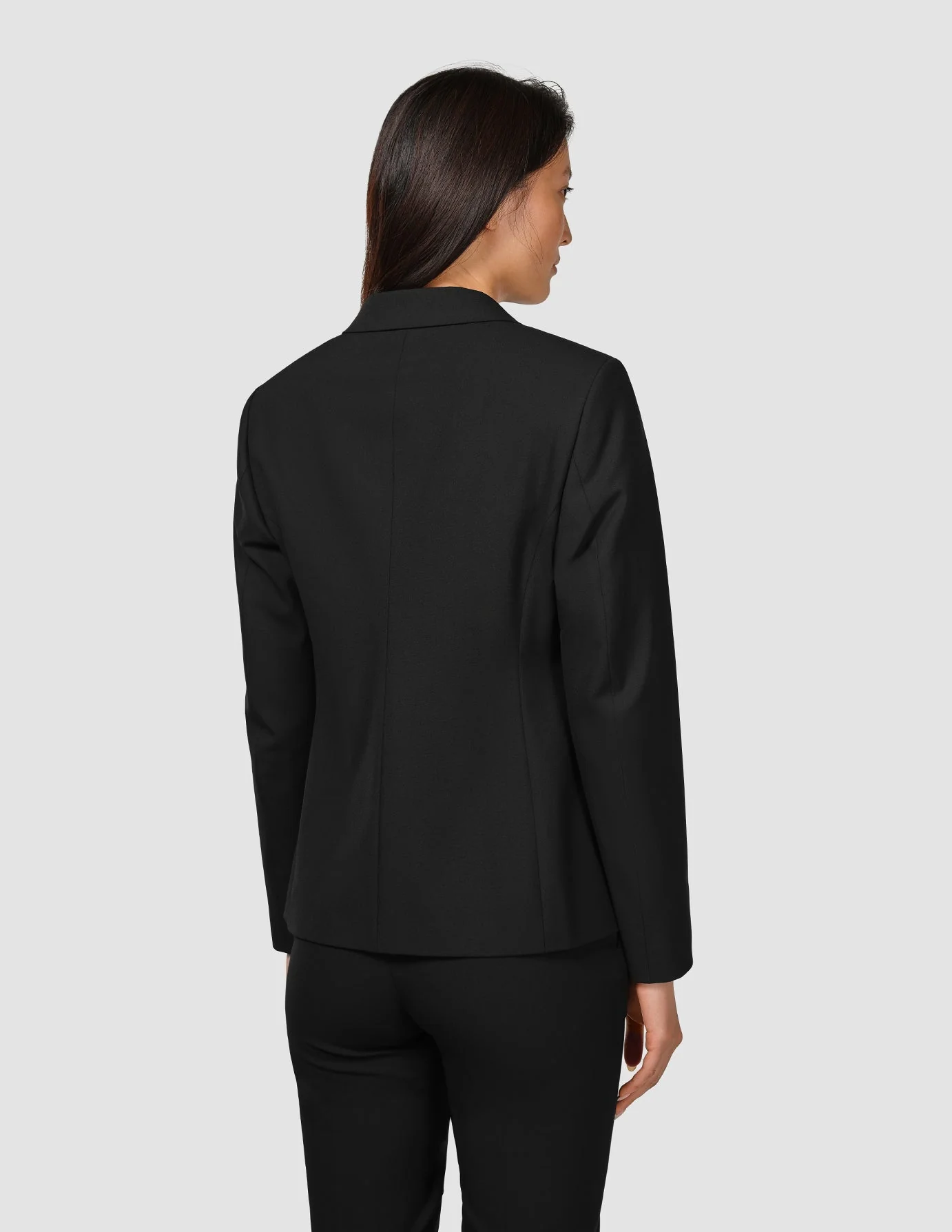 Essential Fitted Blazer Black - Image 4