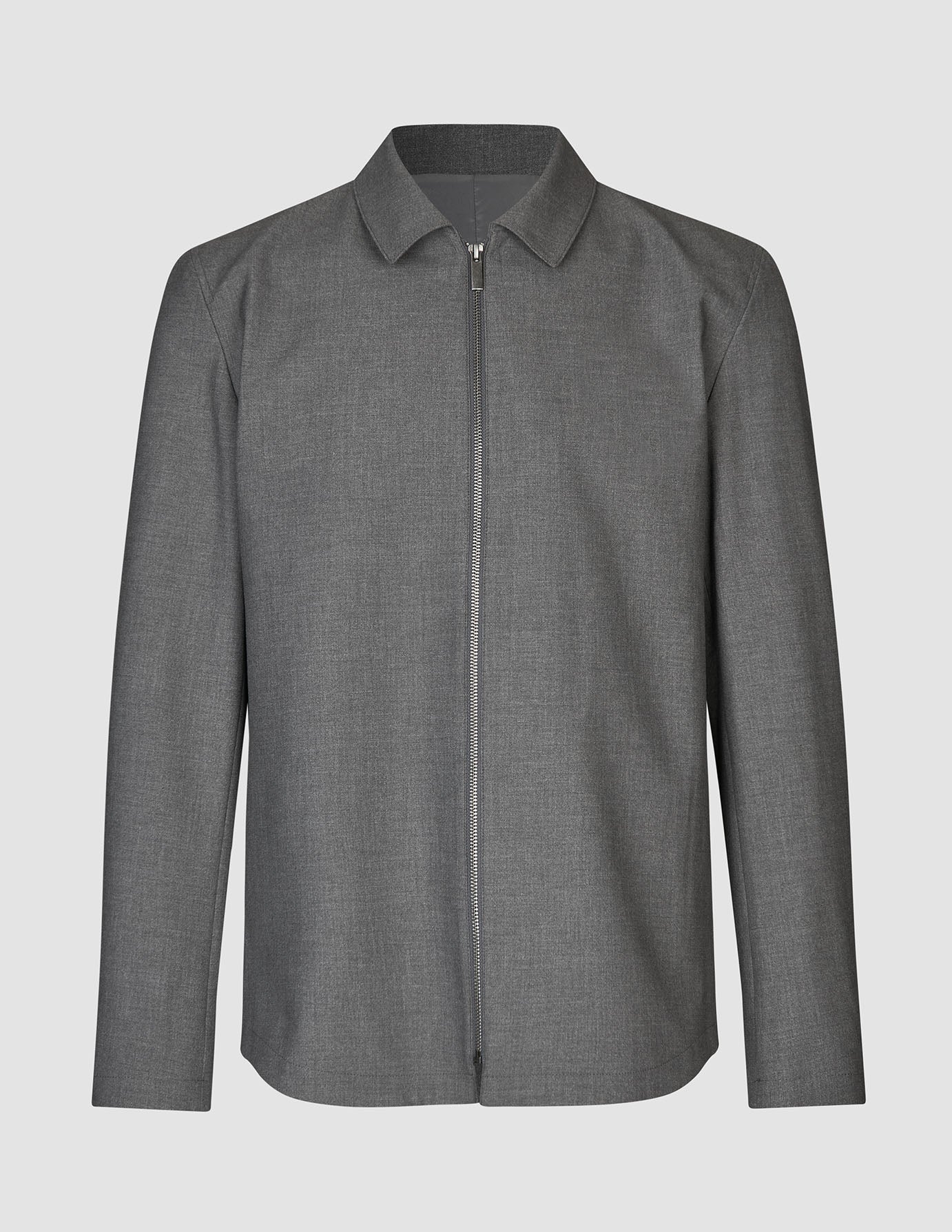 Essential Jacket Dark Grey Melange - Image 3