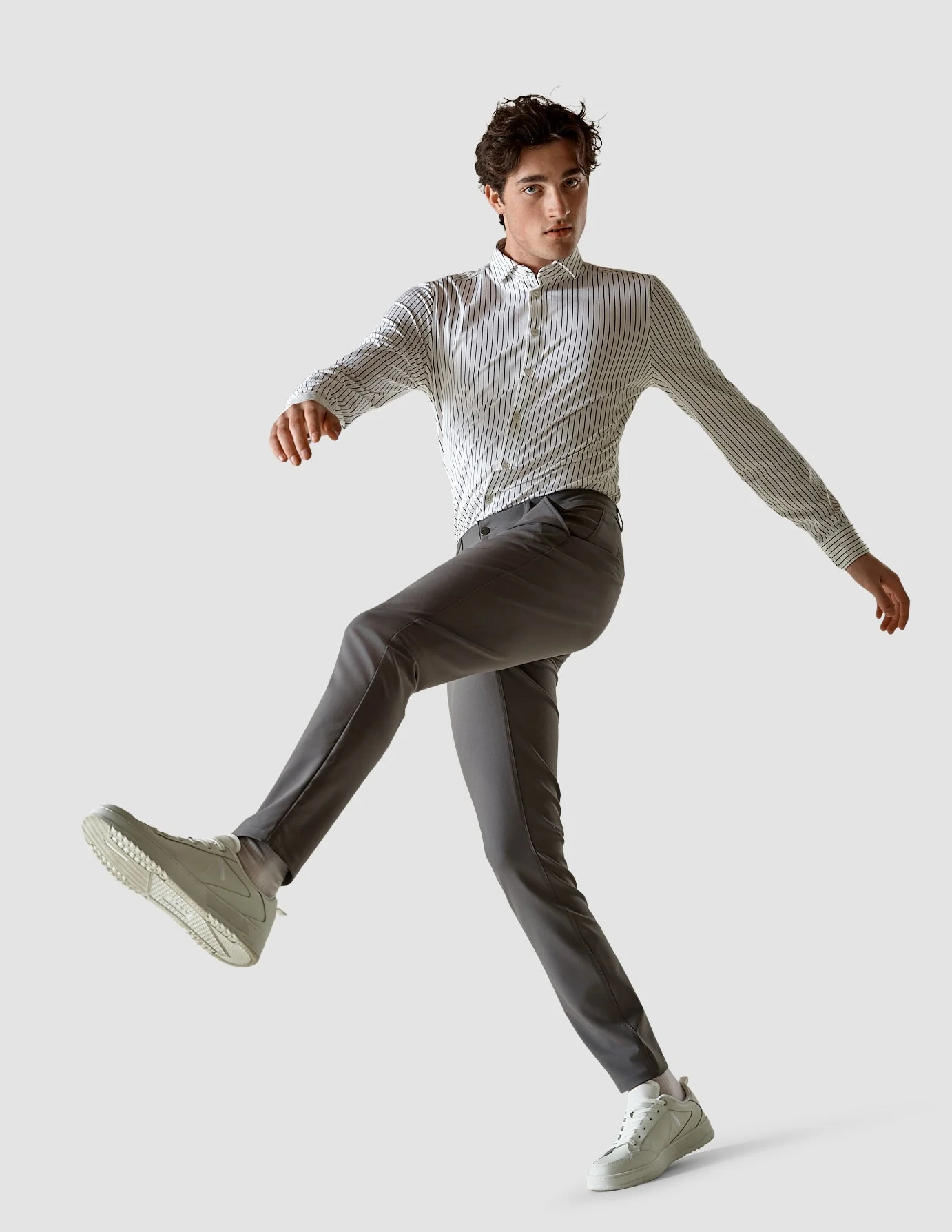 Essential Pants Regular Grey - Image 7