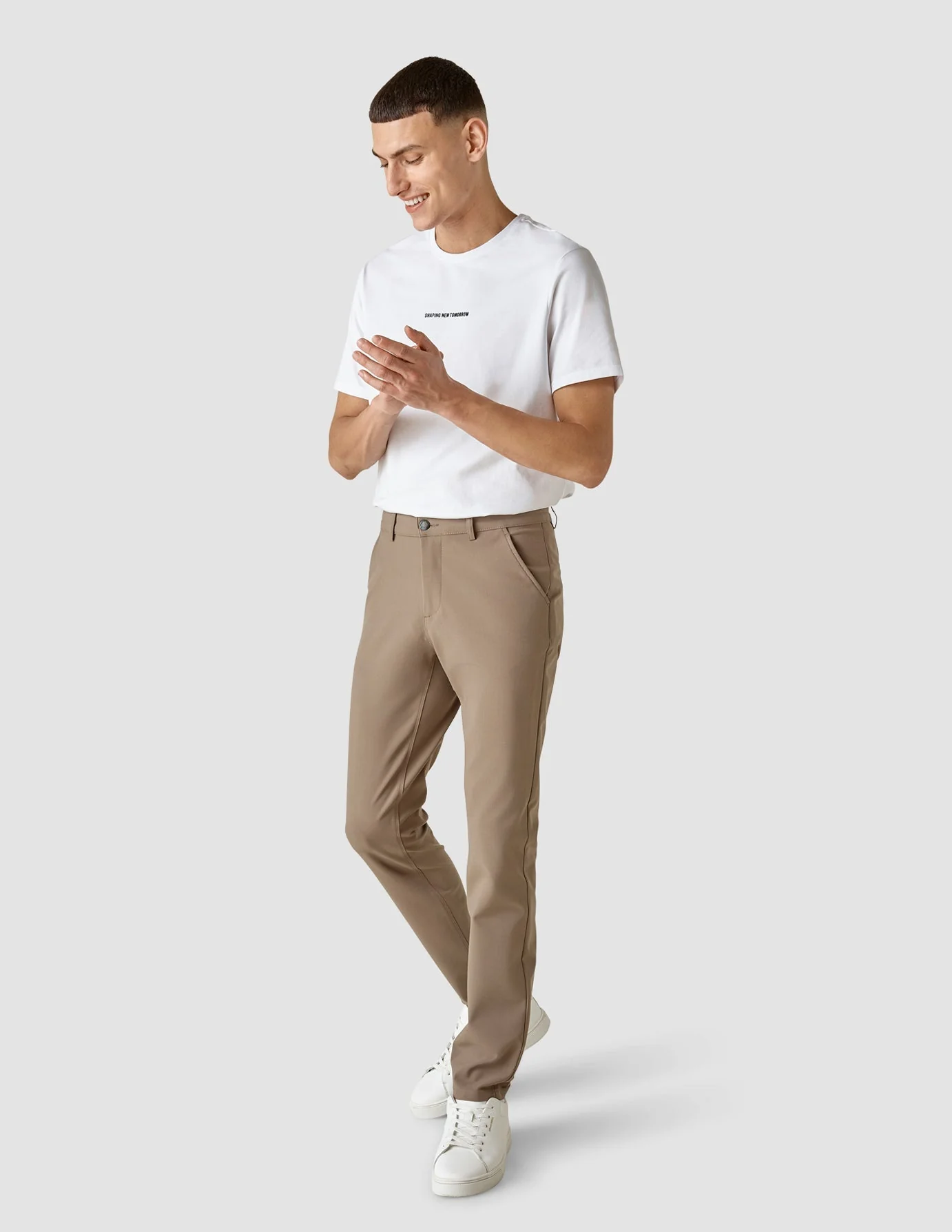 Essential Pants Slim Walnut - Image 2