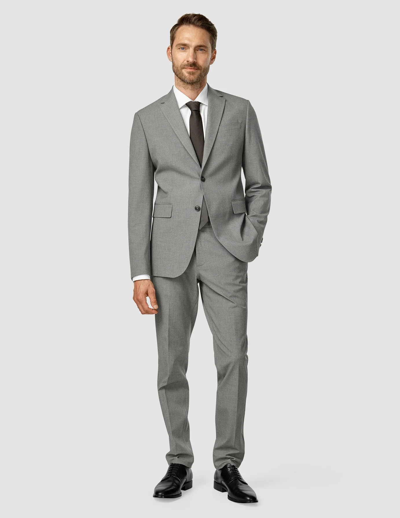 Essential Suit Pants Regular Cloud Grey - Image 2