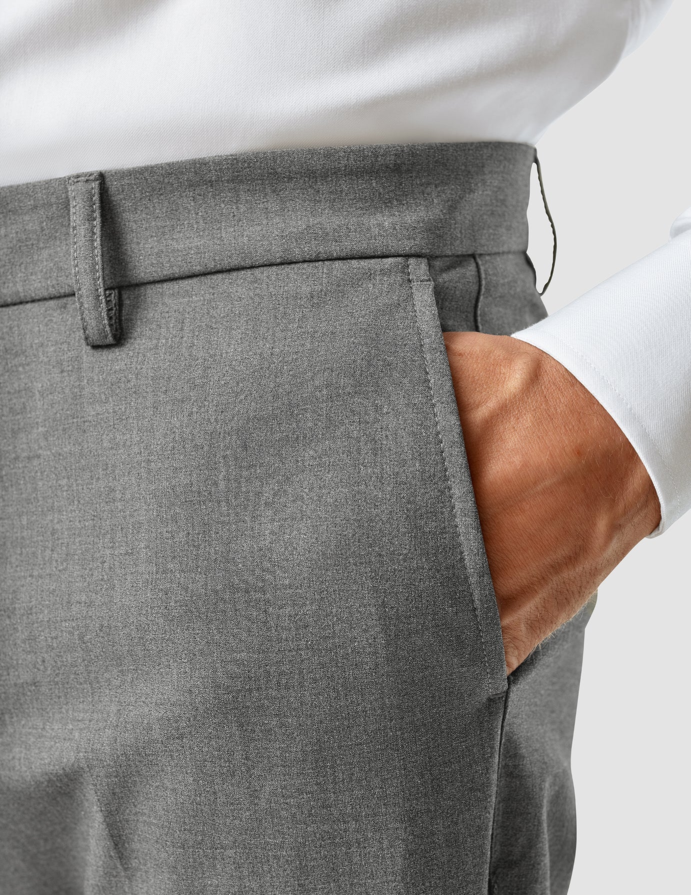 Essential Suit Pants Regular Cloud Grey - Image 7