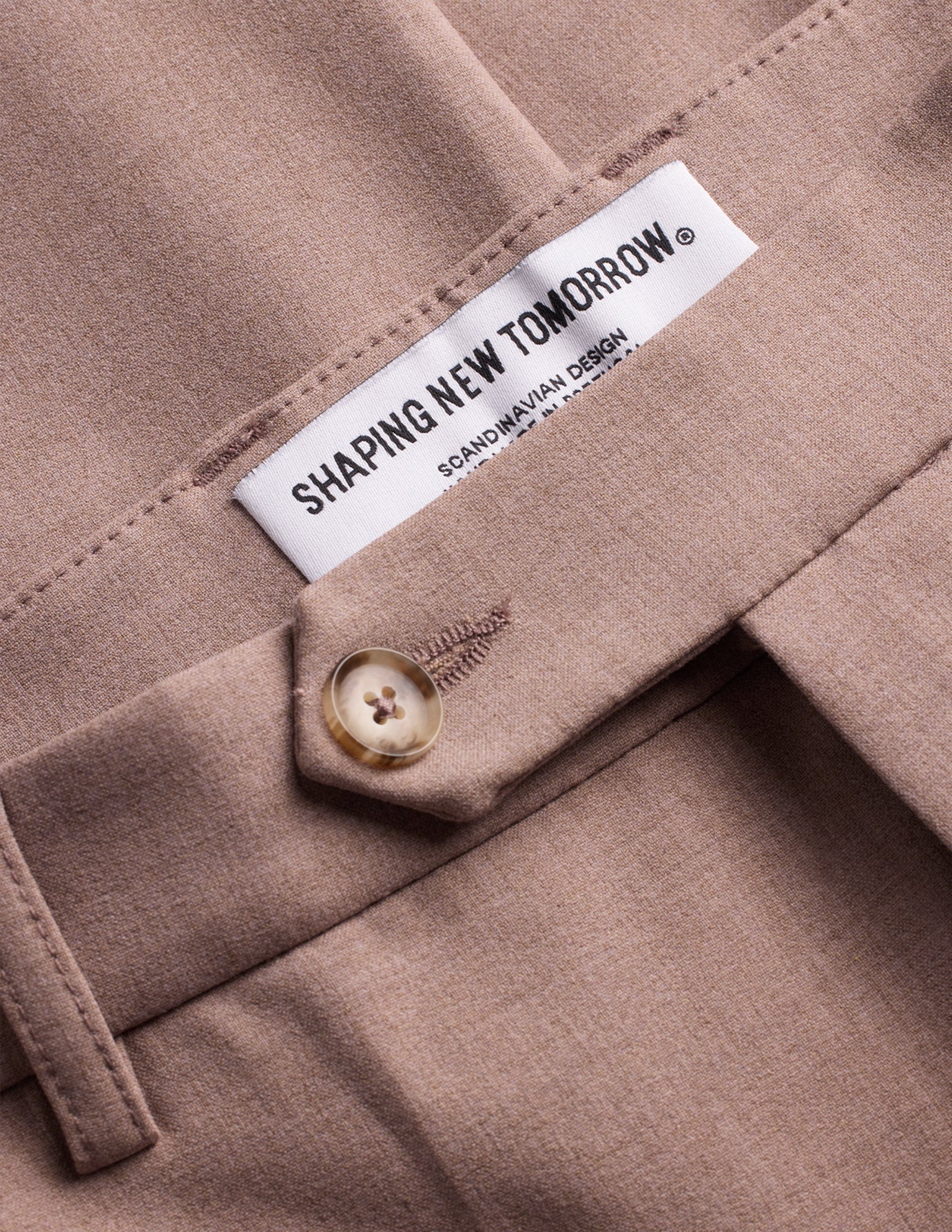 Essential Suit Pants Regular Dusty Lilac Melange - Image 8
