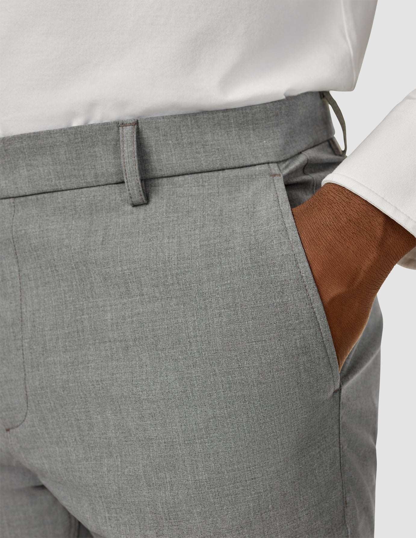 Essential Suit Pants Slim Cloud Grey - Image 7