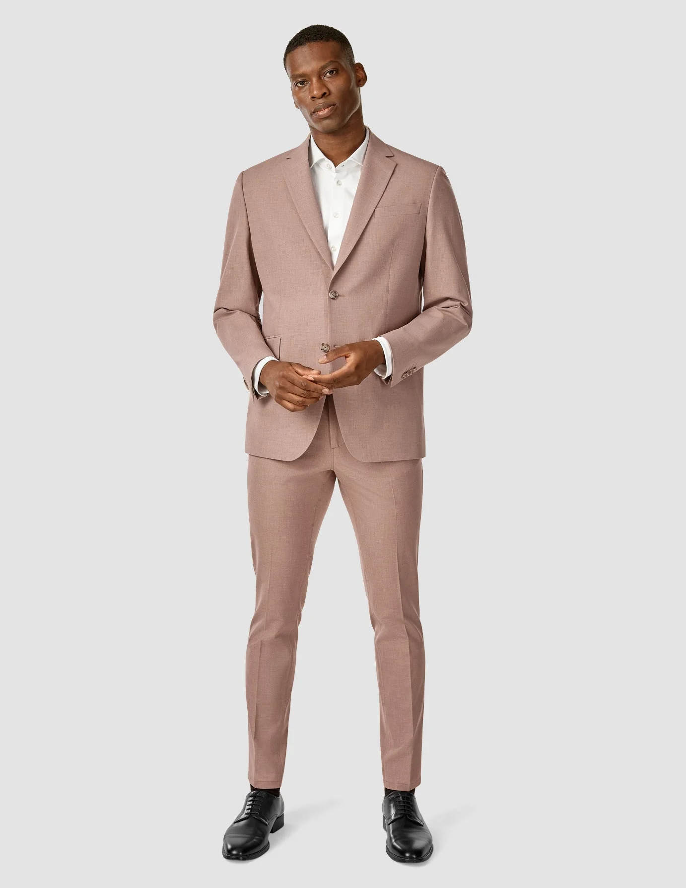Essential Suit Pants Slim Dusty Lilac Melange - Image 2