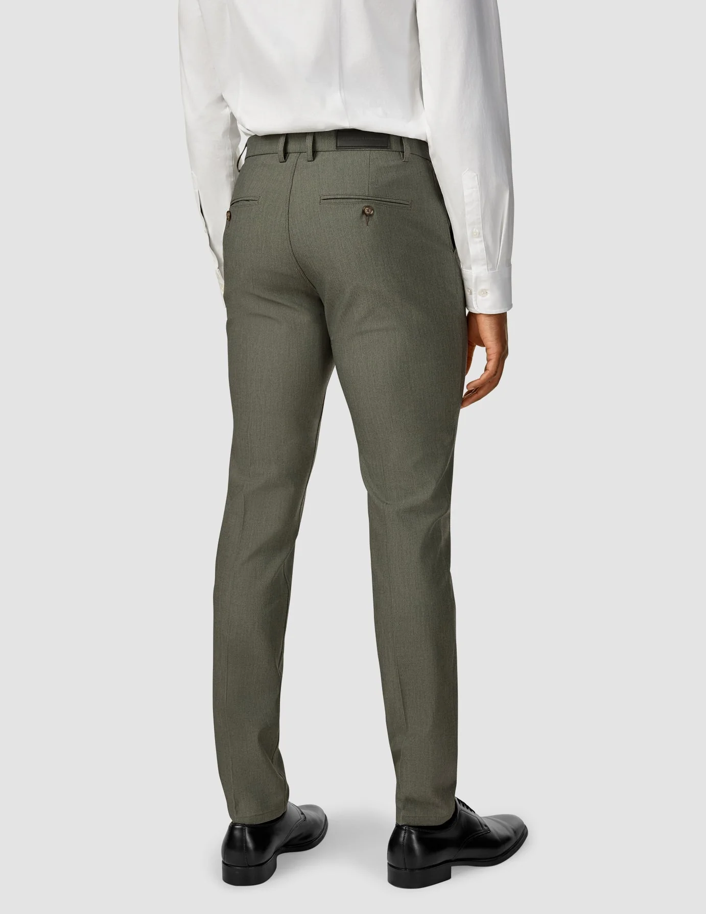 Essential Suit Pants Slim Green Melange - Image 5
