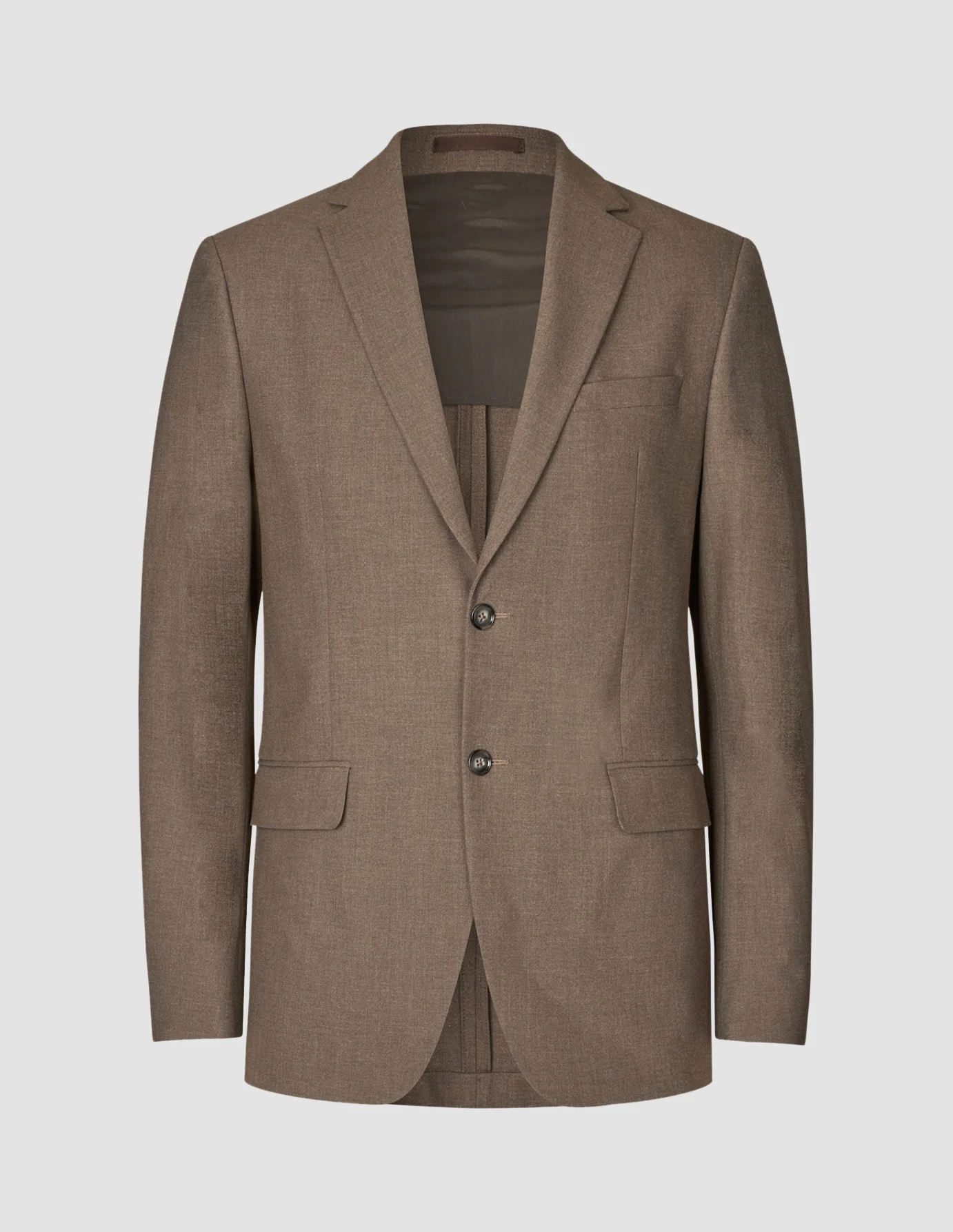 Essential Suit Saddle Brown Melange - Image 3