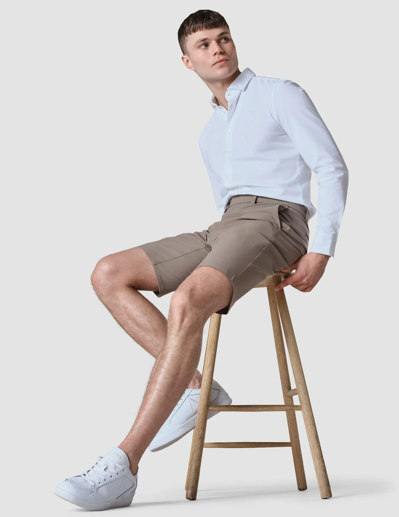 Essential Suit Shorts Walnut - Image 4