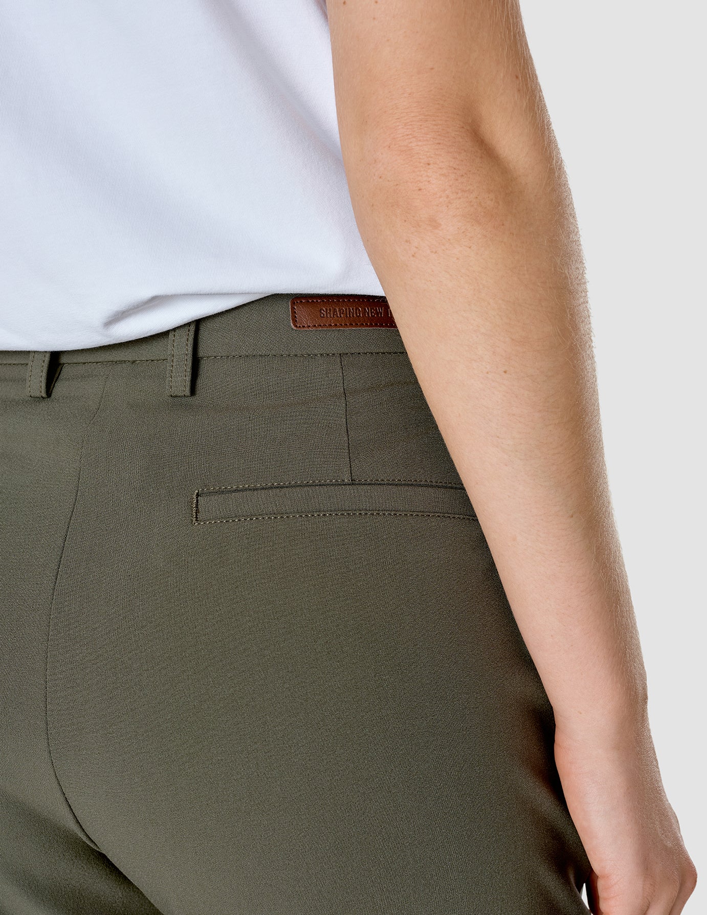 Essential Suit Straight Dark Olive - Image 10