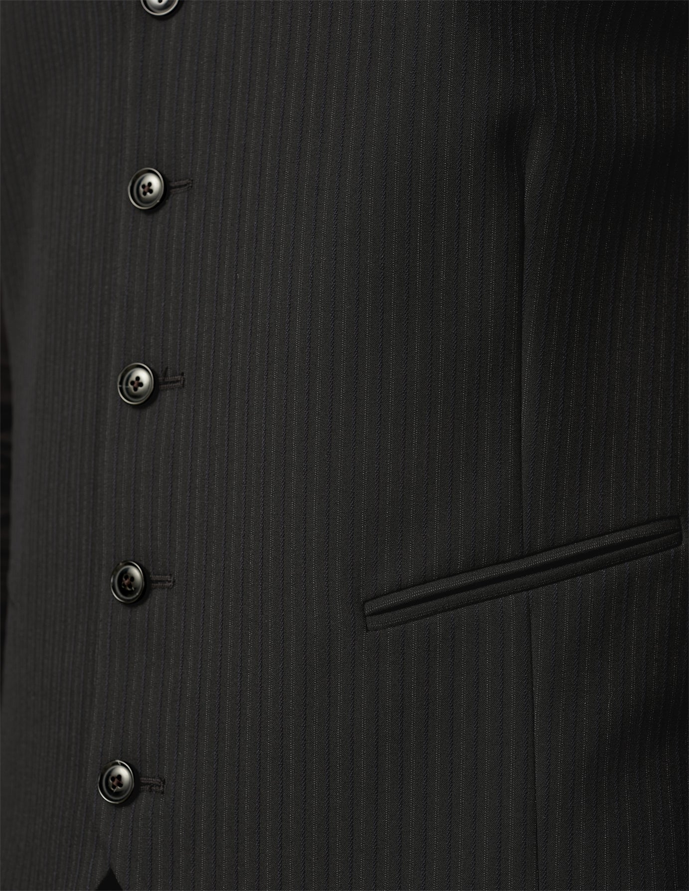 Essential Vest Asphalt Pinstripe - Image 8