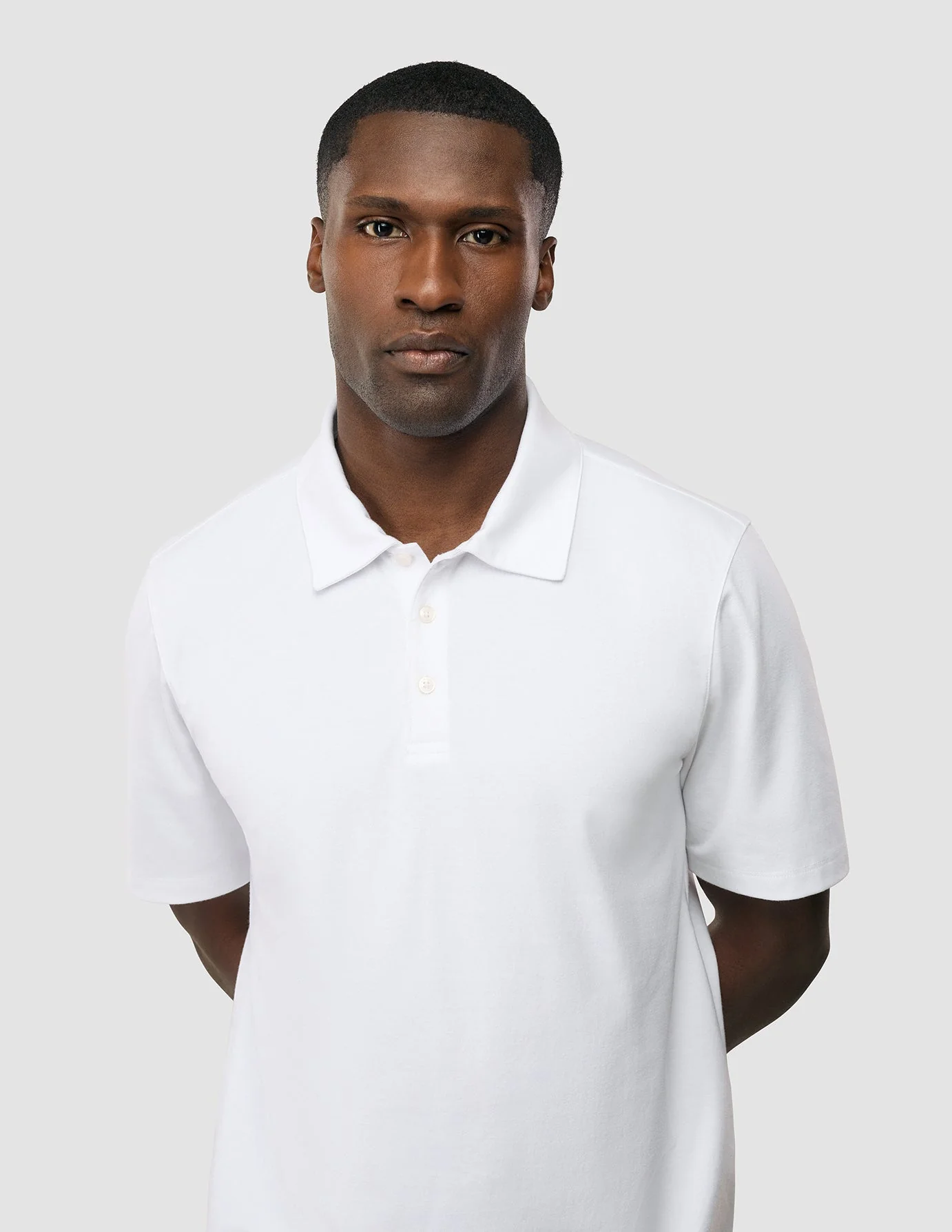 Evolve Pique Polo White - Image 5