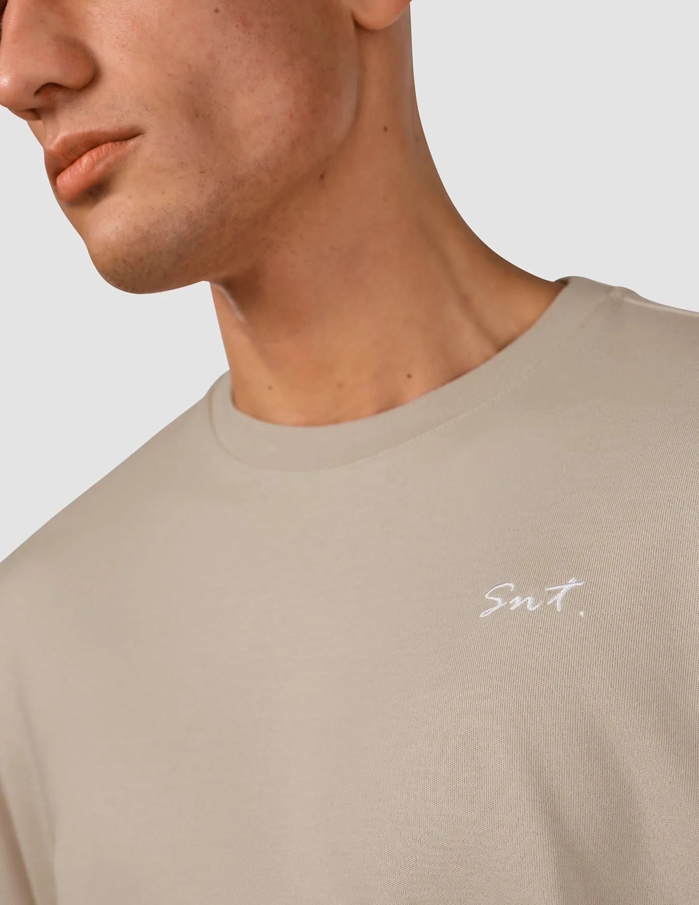 Heavy Box Fit T-shirt Legacy Stone Beige - Image 5
