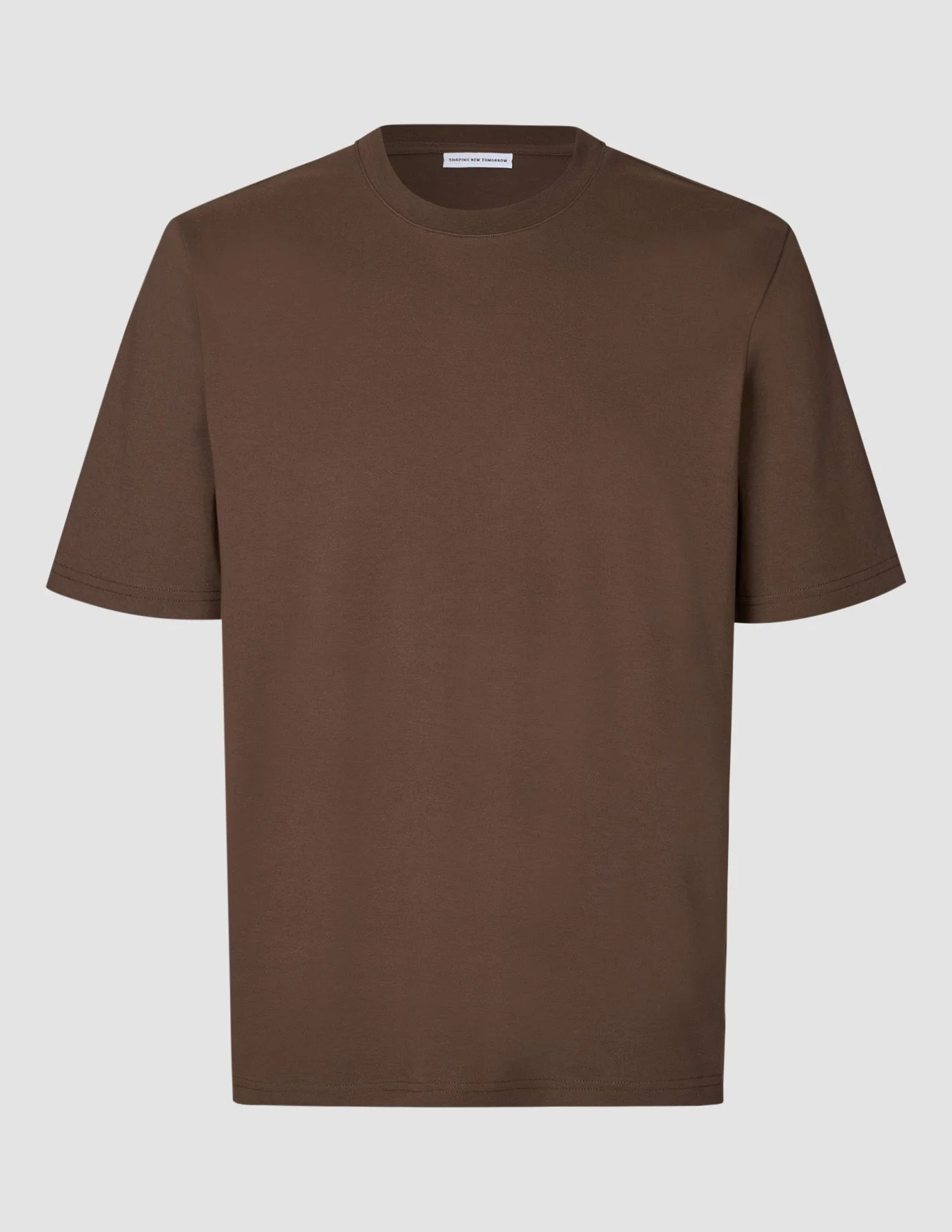 Heavy Box Fit T-shirt Saddle Brown - Image 3