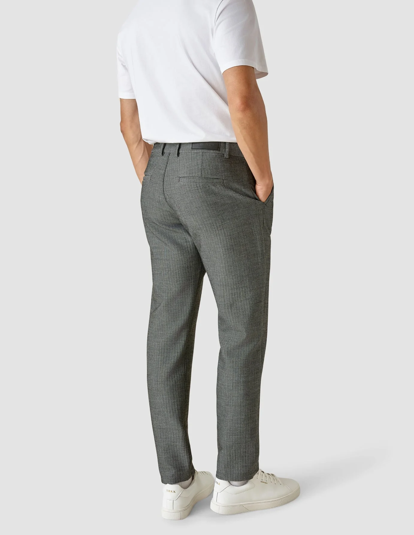 Heavy Edition Pants Regular Grey Herringbone 2.0 - Image 4
